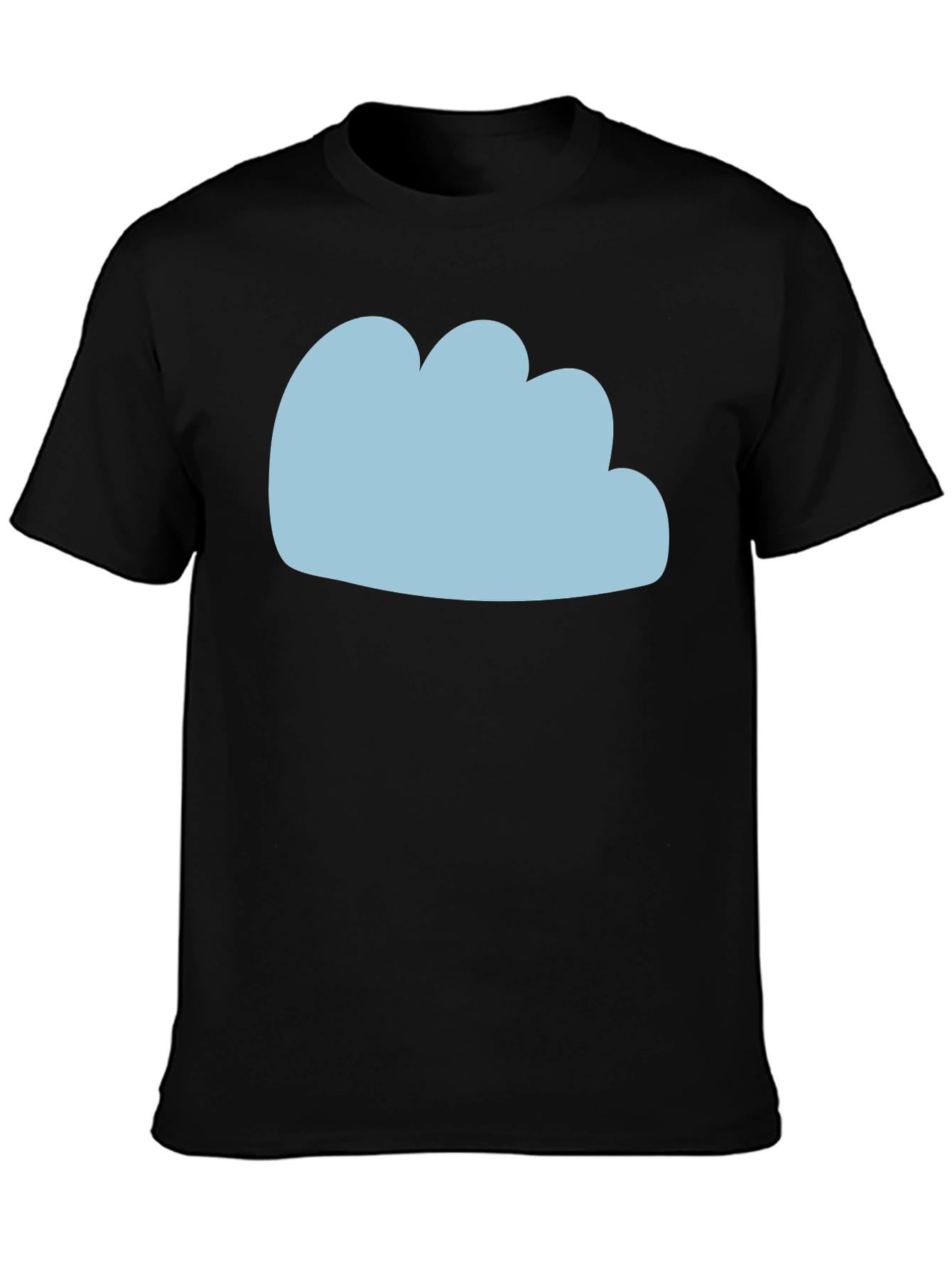 Blue Cloud Graphic T-Shirt - Soft Cotton Blend