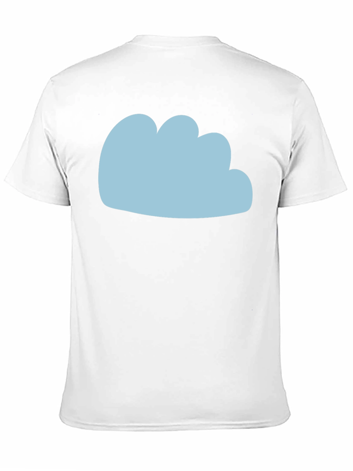 Blue Cloud Graphic T-Shirt - Soft Cotton Blend