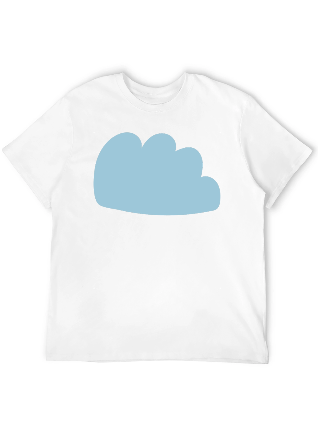 Blue Cloud Graphic T-Shirt - Soft Cotton Blend