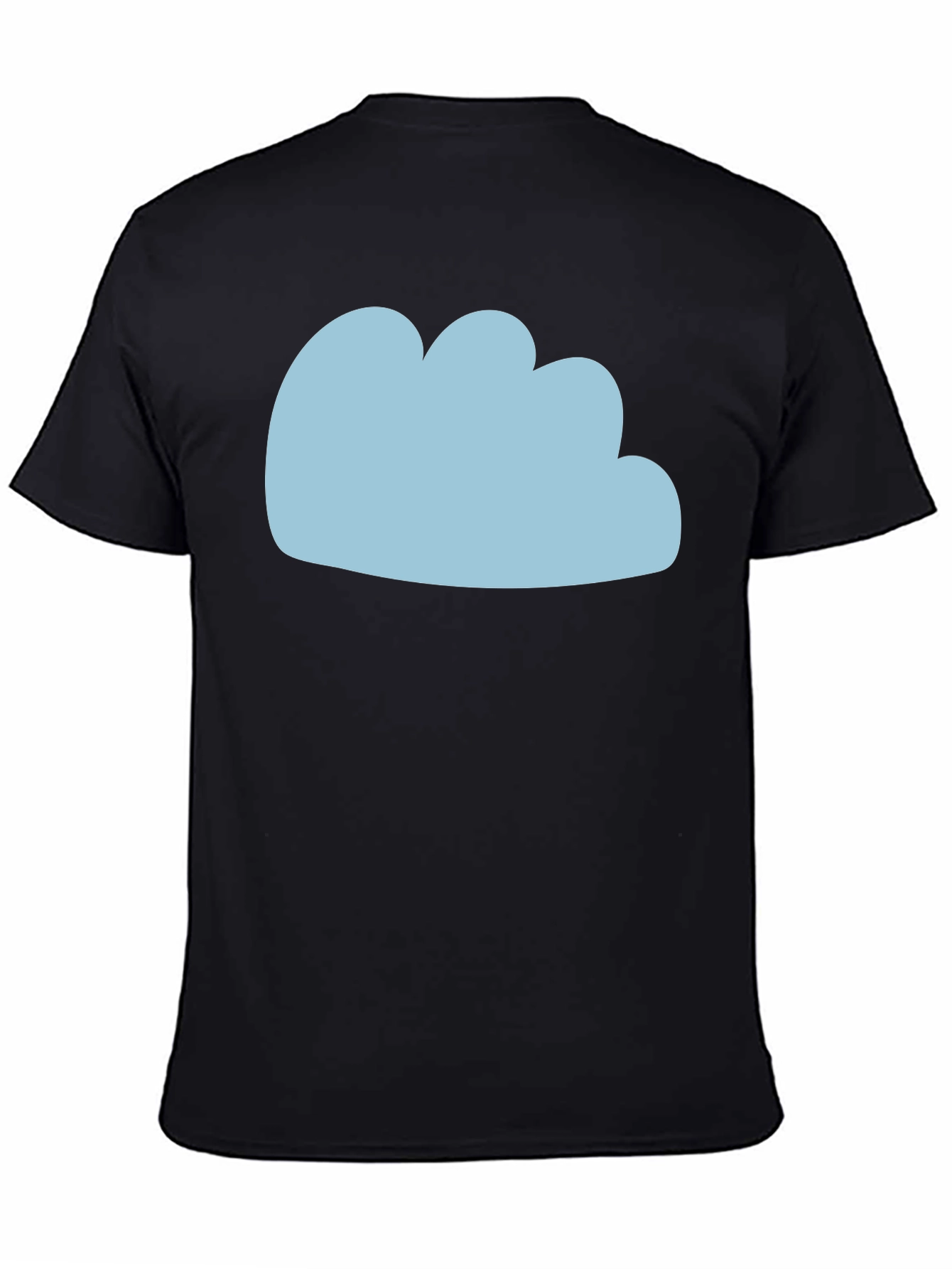 Blue Cloud Graphic T-Shirt - Soft Cotton Blend