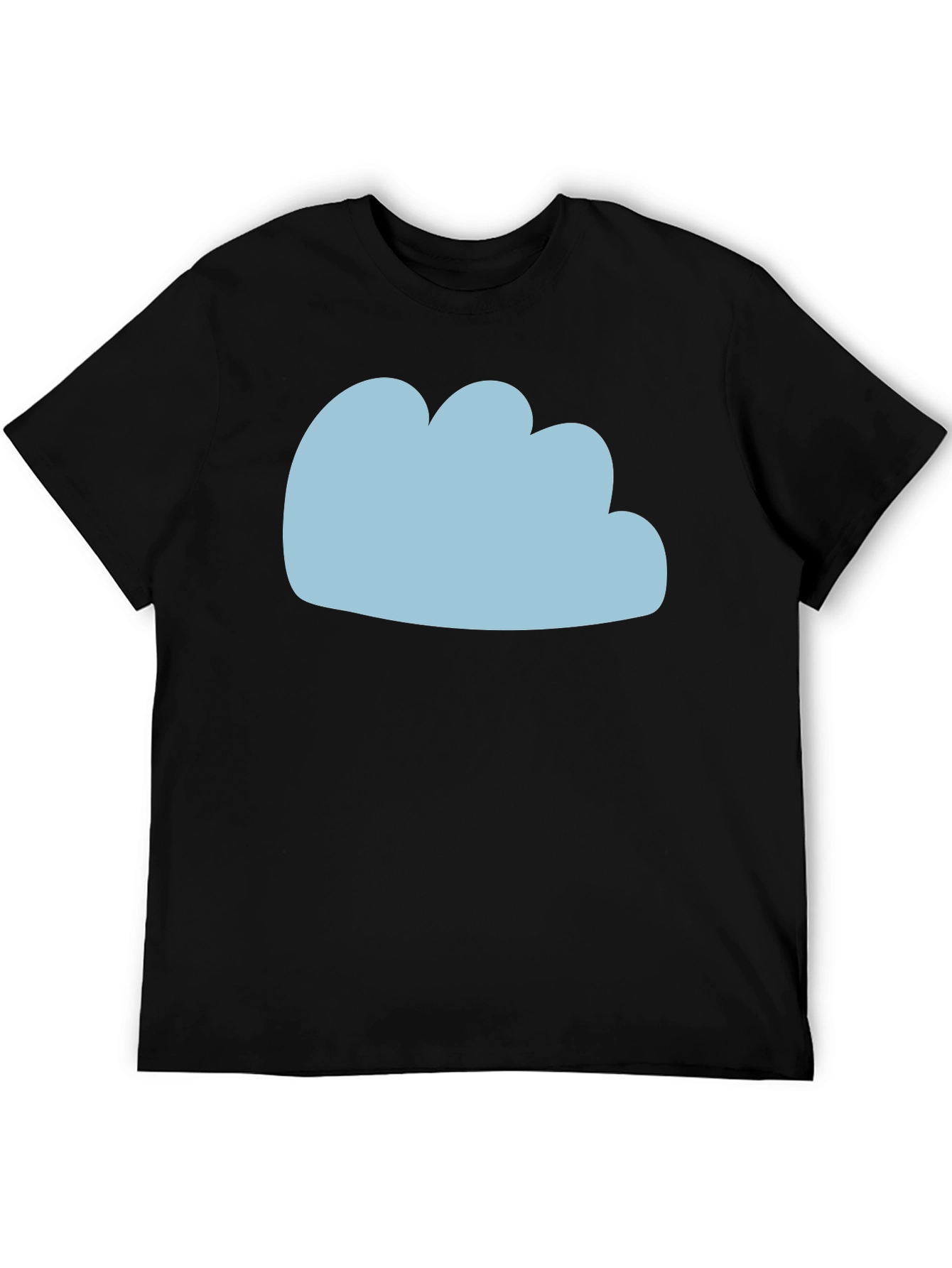 Blue Cloud Graphic T-Shirt - Soft Cotton Blend
