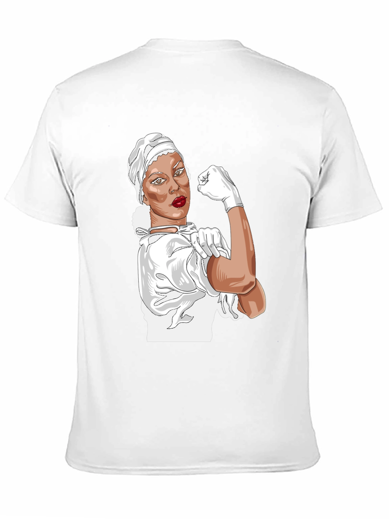 Rosie the Riveter Nurse T-Shirt - Empowering Design