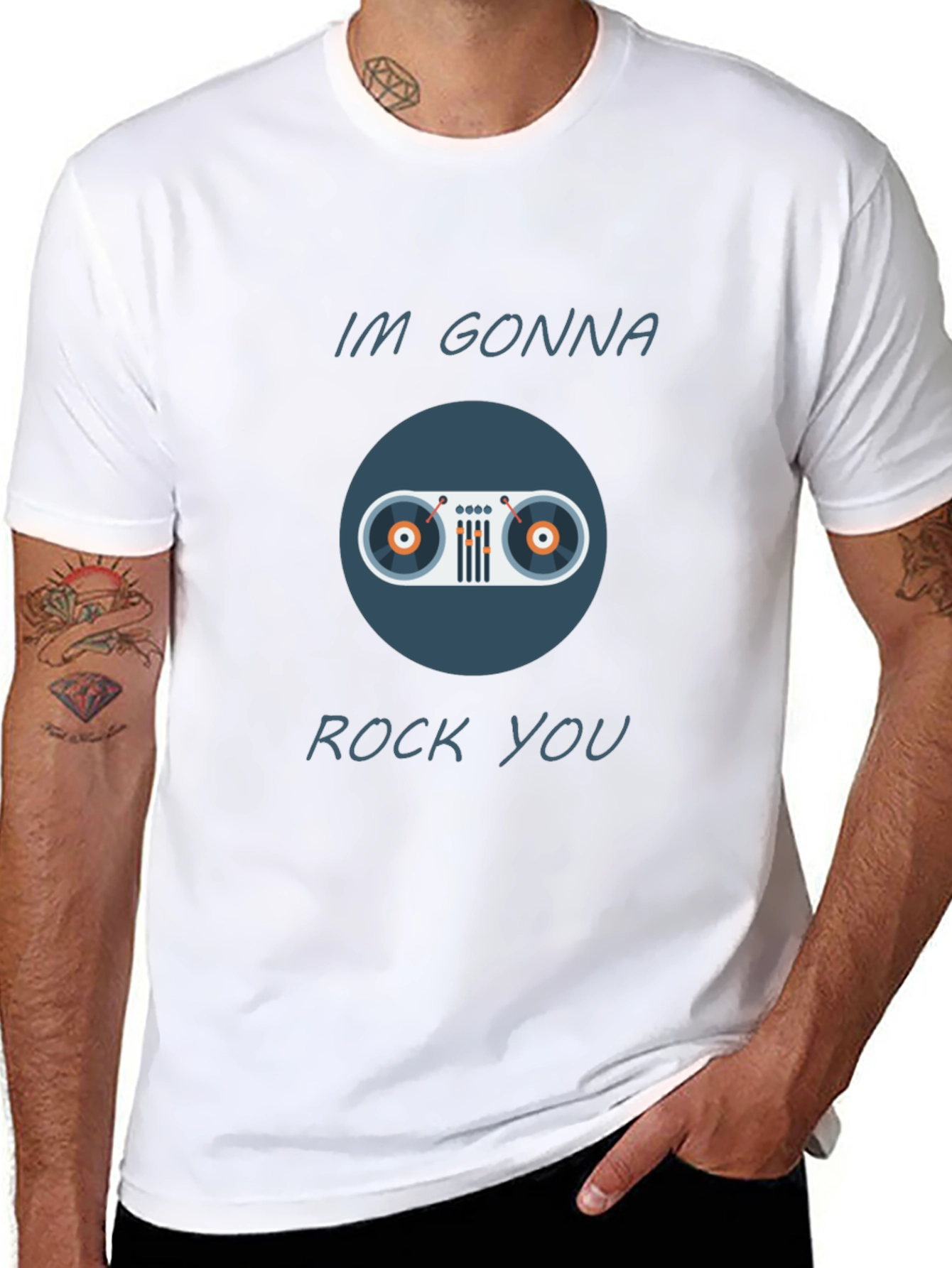 Rock You DJ Graphic T-Shirt