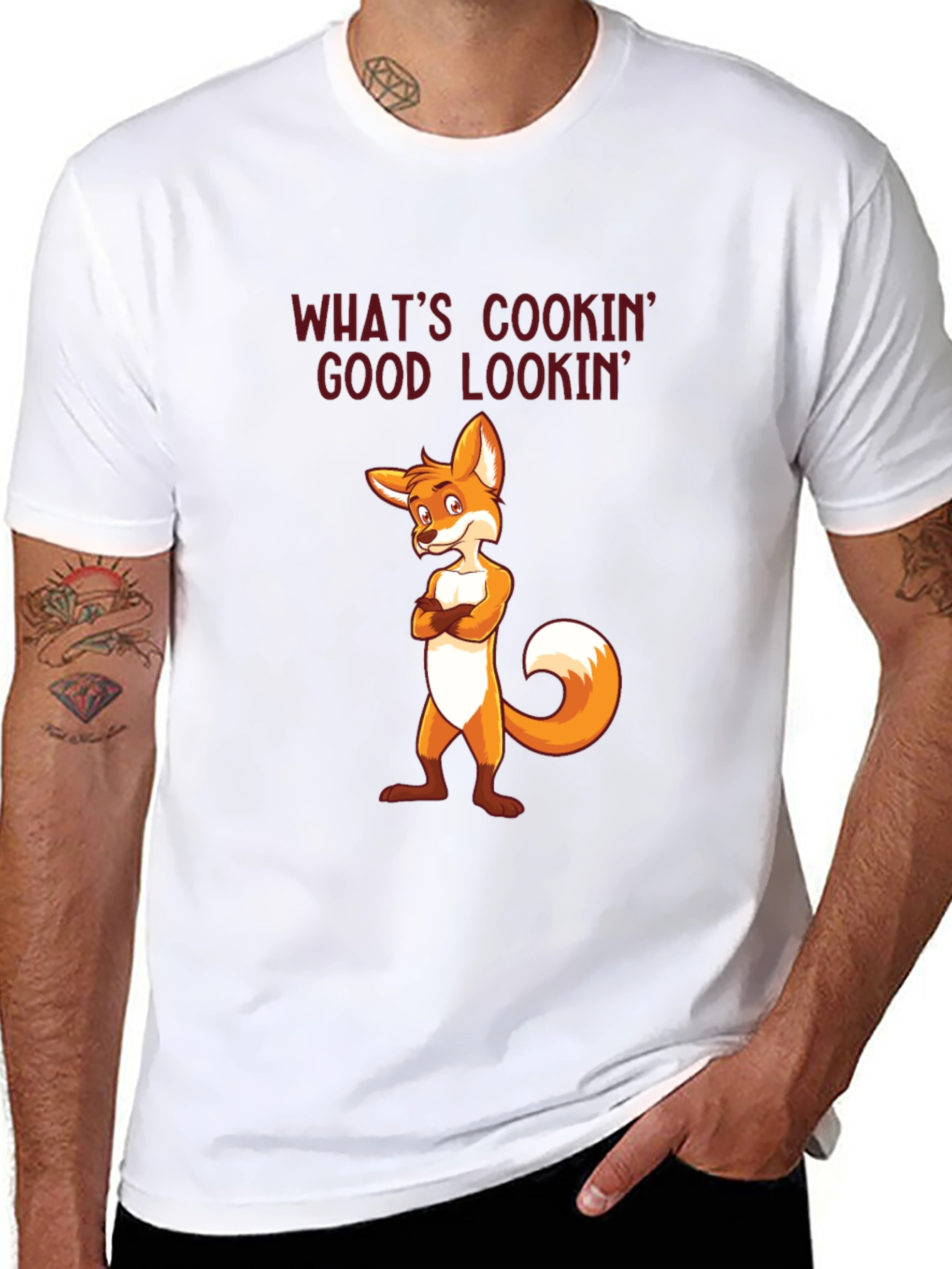 Whats Cookin Good Lookin Fox T-Shirt