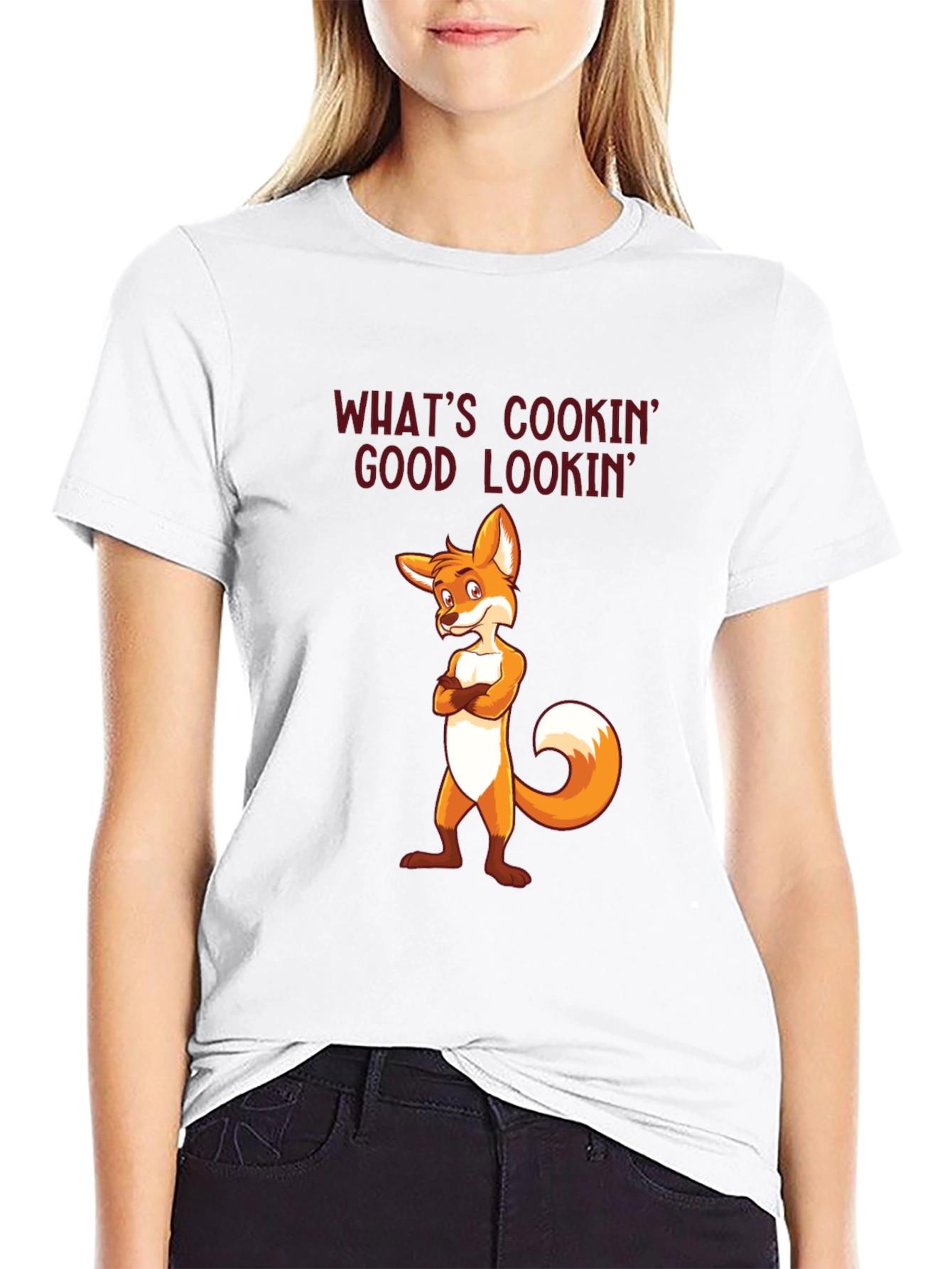 Whats Cookin Good Lookin Fox T-Shirt