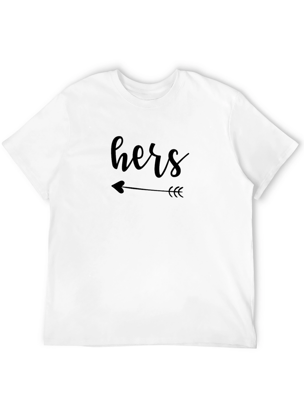 Hers Arrow Graphic Tee - Couple Matching Shirt