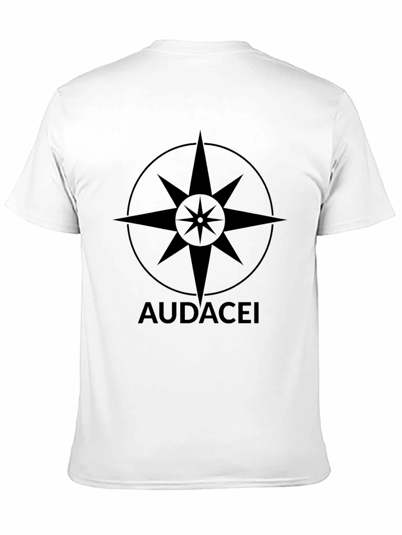 Audacei Star Compass Black T-Shirt