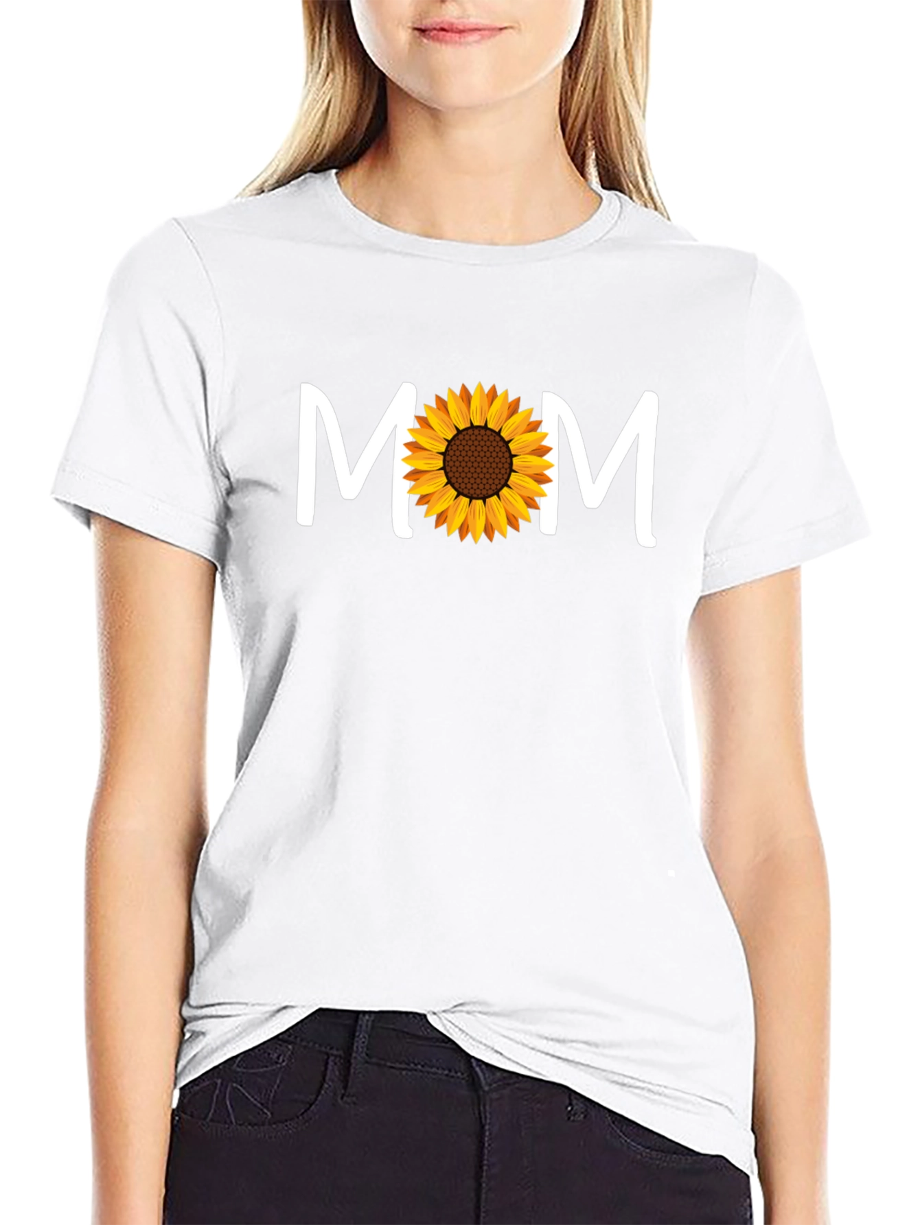Sunflower Mom T-Shirt - Floral Mothers Day Gift