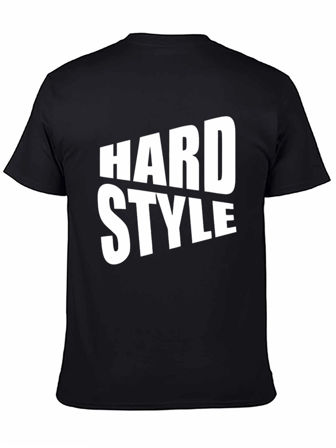 Hard Style Graphic Print Black T-Shirt