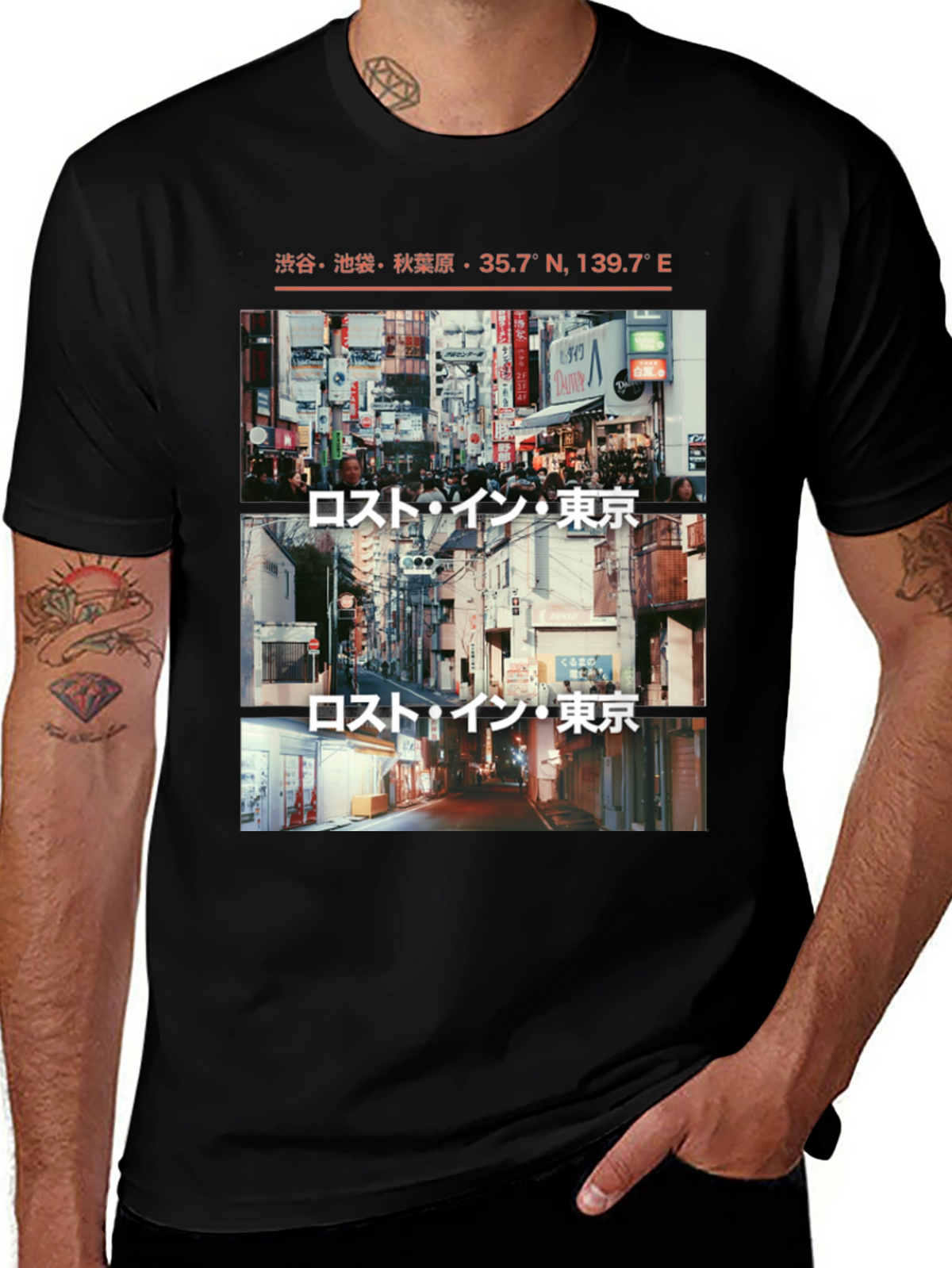 Lost in Tokyo Graphic Tee - Japan Streetwear Shirt