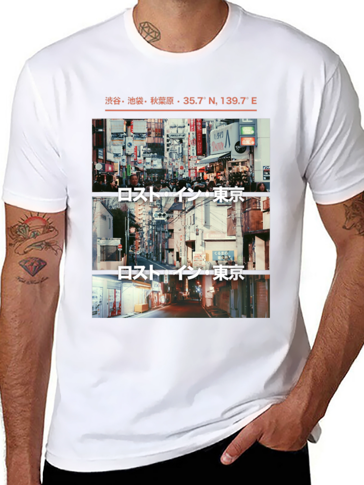 Lost in Tokyo Graphic Tee - Japan Streetwear Shirt