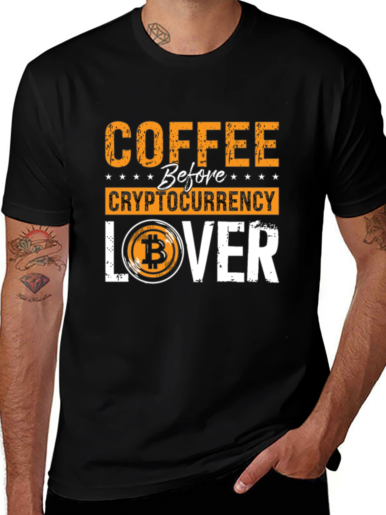 Coffee Before Cryptocurrency Lover T-Shirt