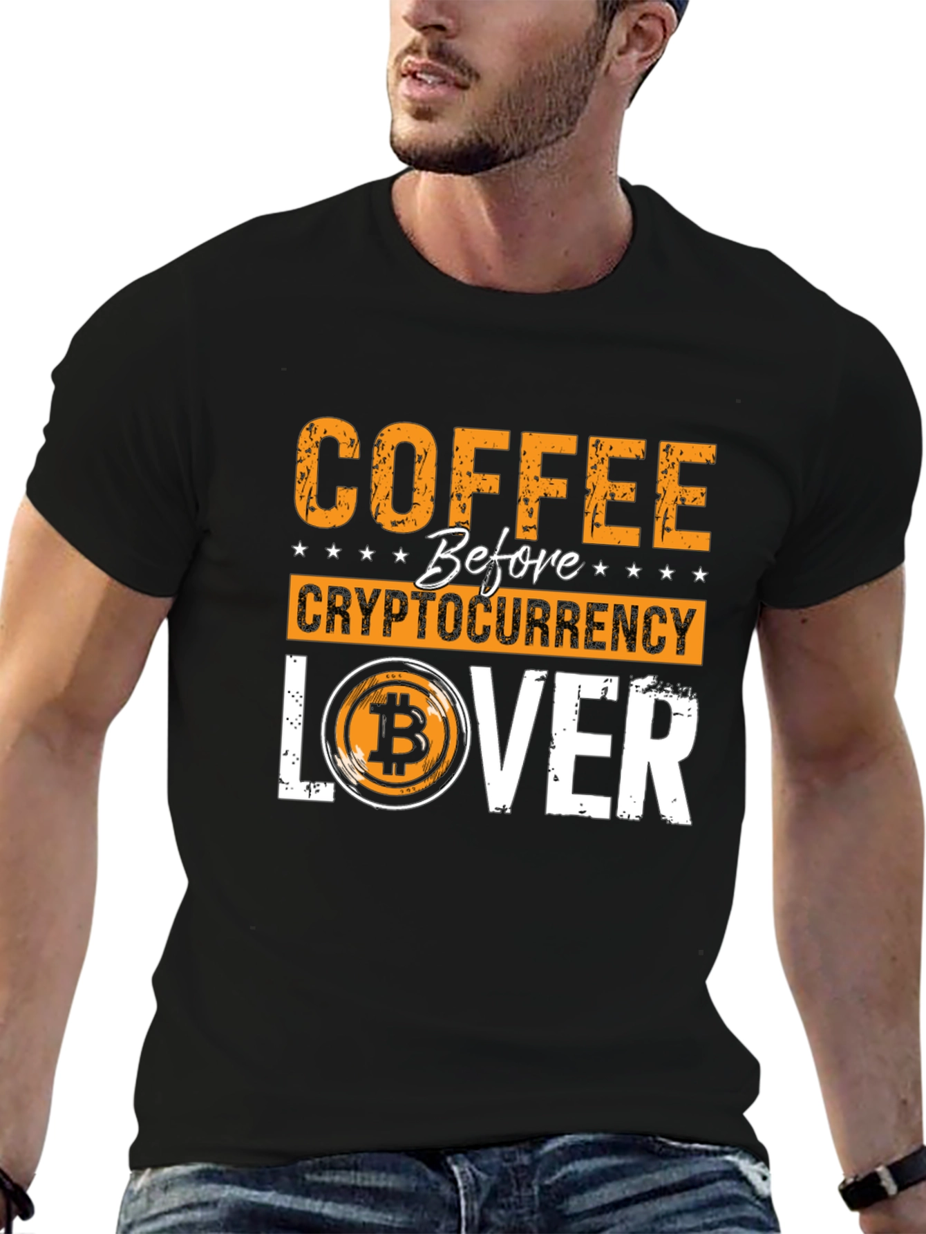 Coffee Before Cryptocurrency Lover T-Shirt