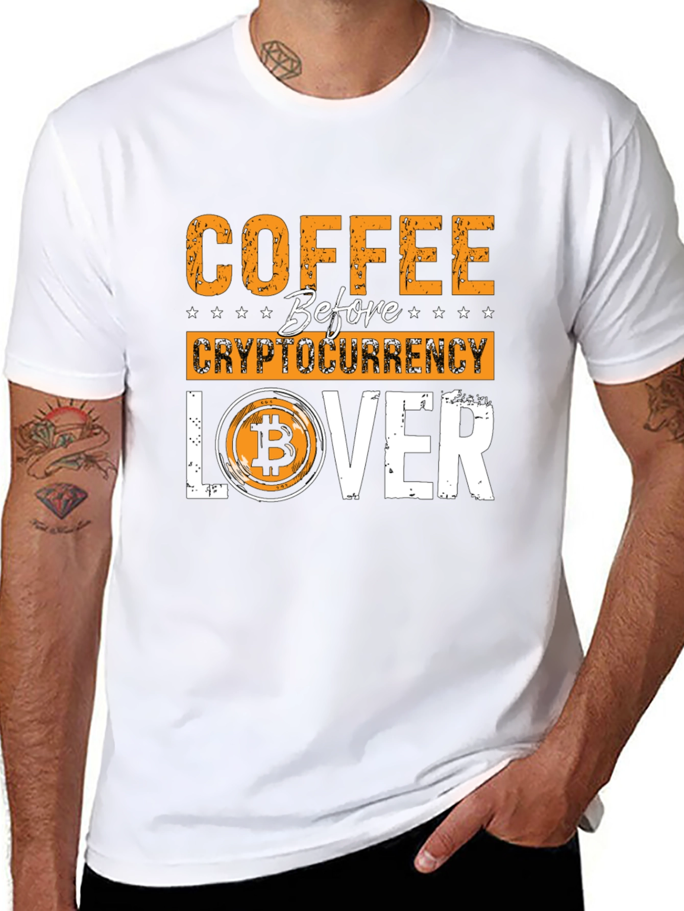 Coffee Before Cryptocurrency Lover T-Shirt