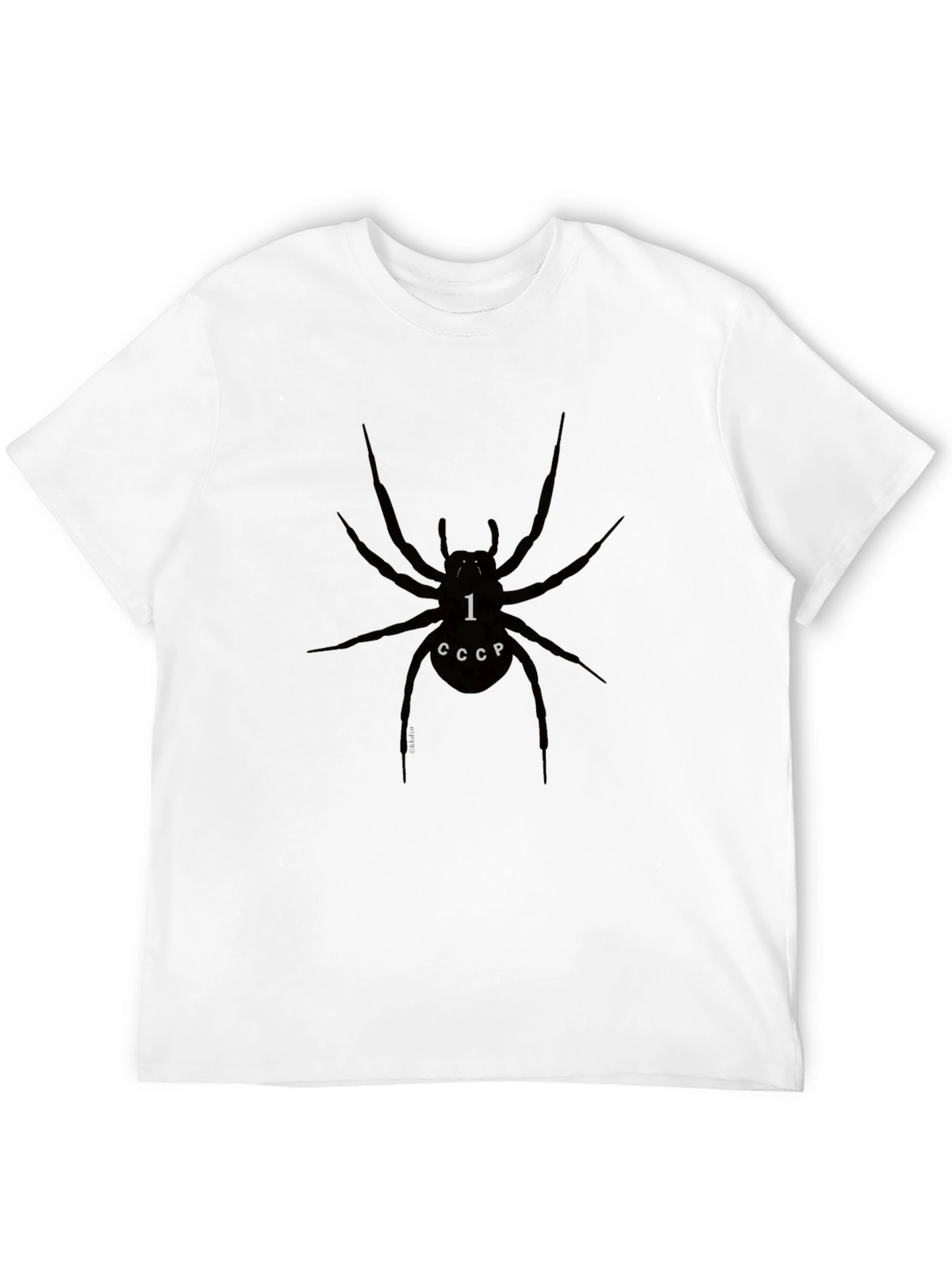 Spider CCCP Graphic Tee - Black T-Shirt