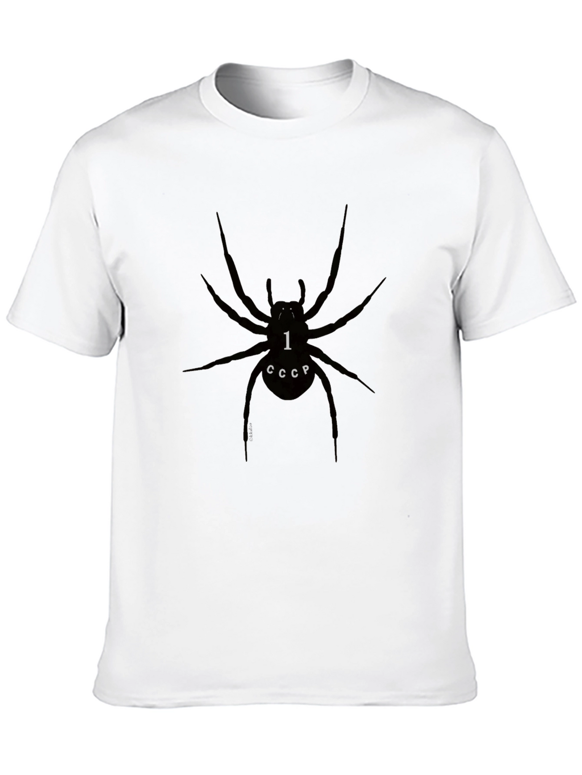 Spider CCCP Graphic Tee - Black T-Shirt