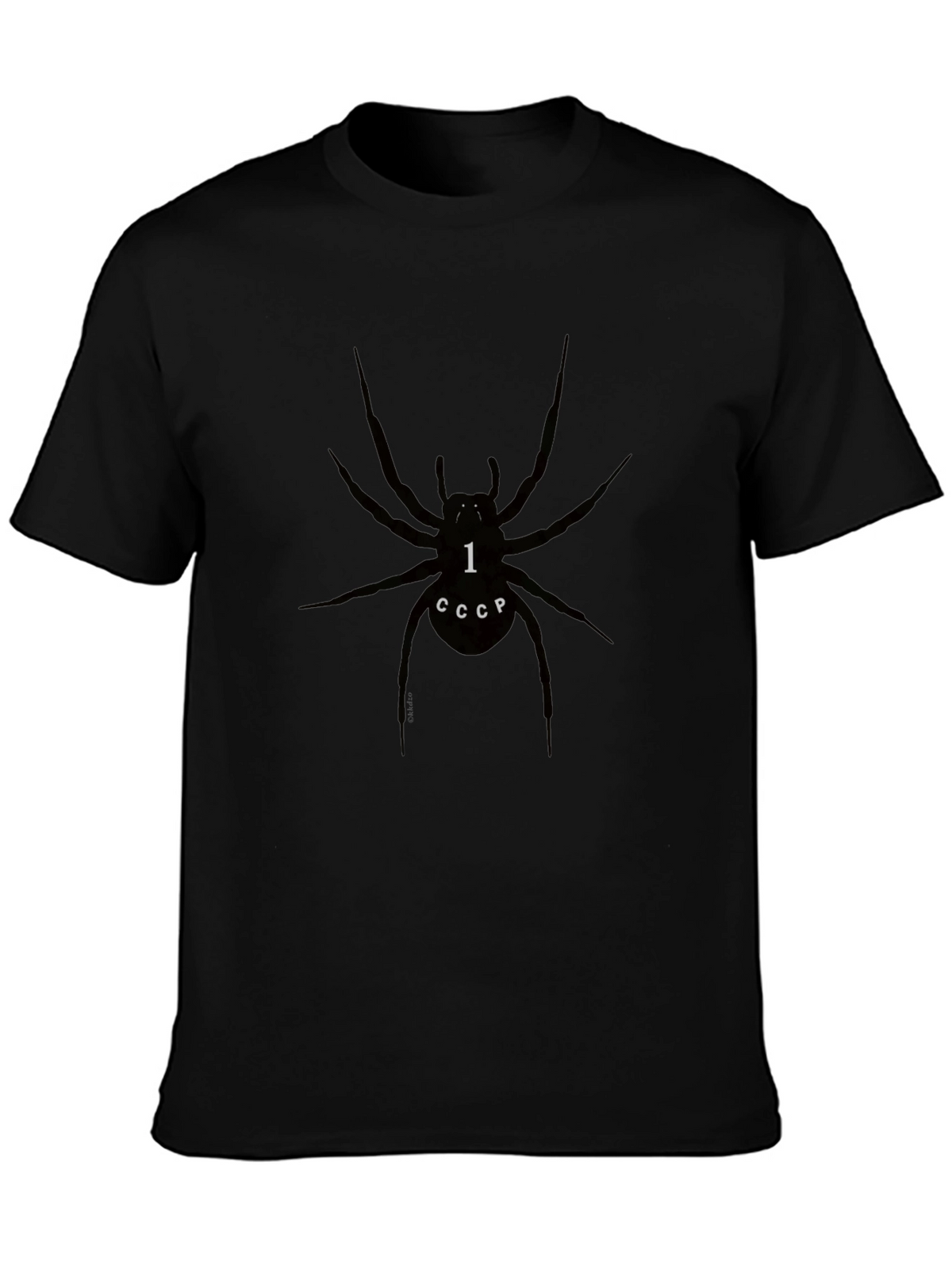 Spider CCCP Graphic Tee - Black T-Shirt