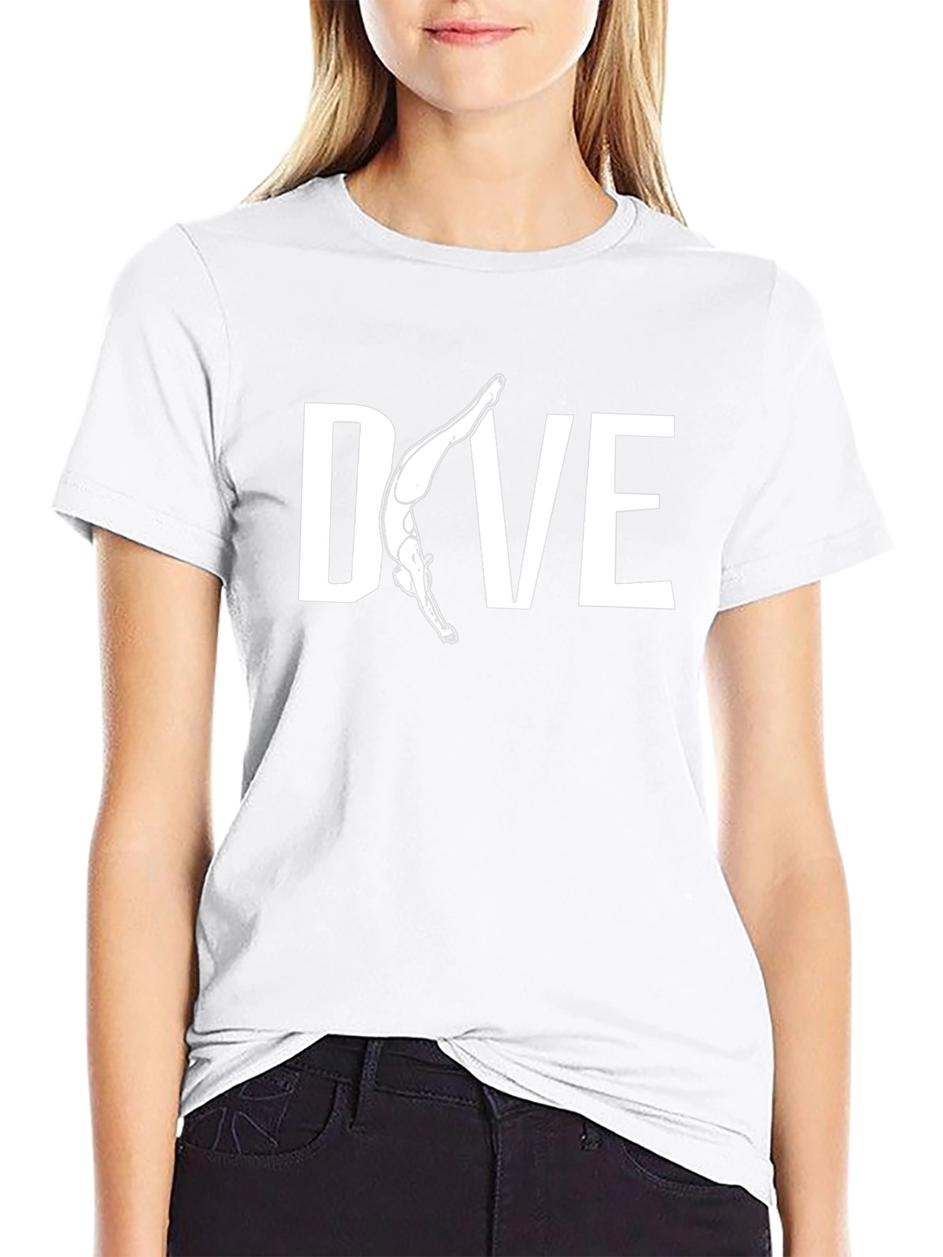 Dive T-Shirt - Black Tee with Diver Graphic