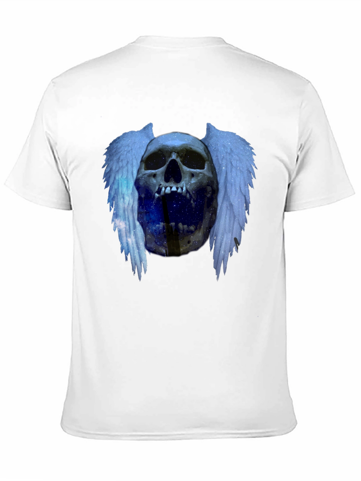 Skull Wings Graphic Tee - Edgy Fashion