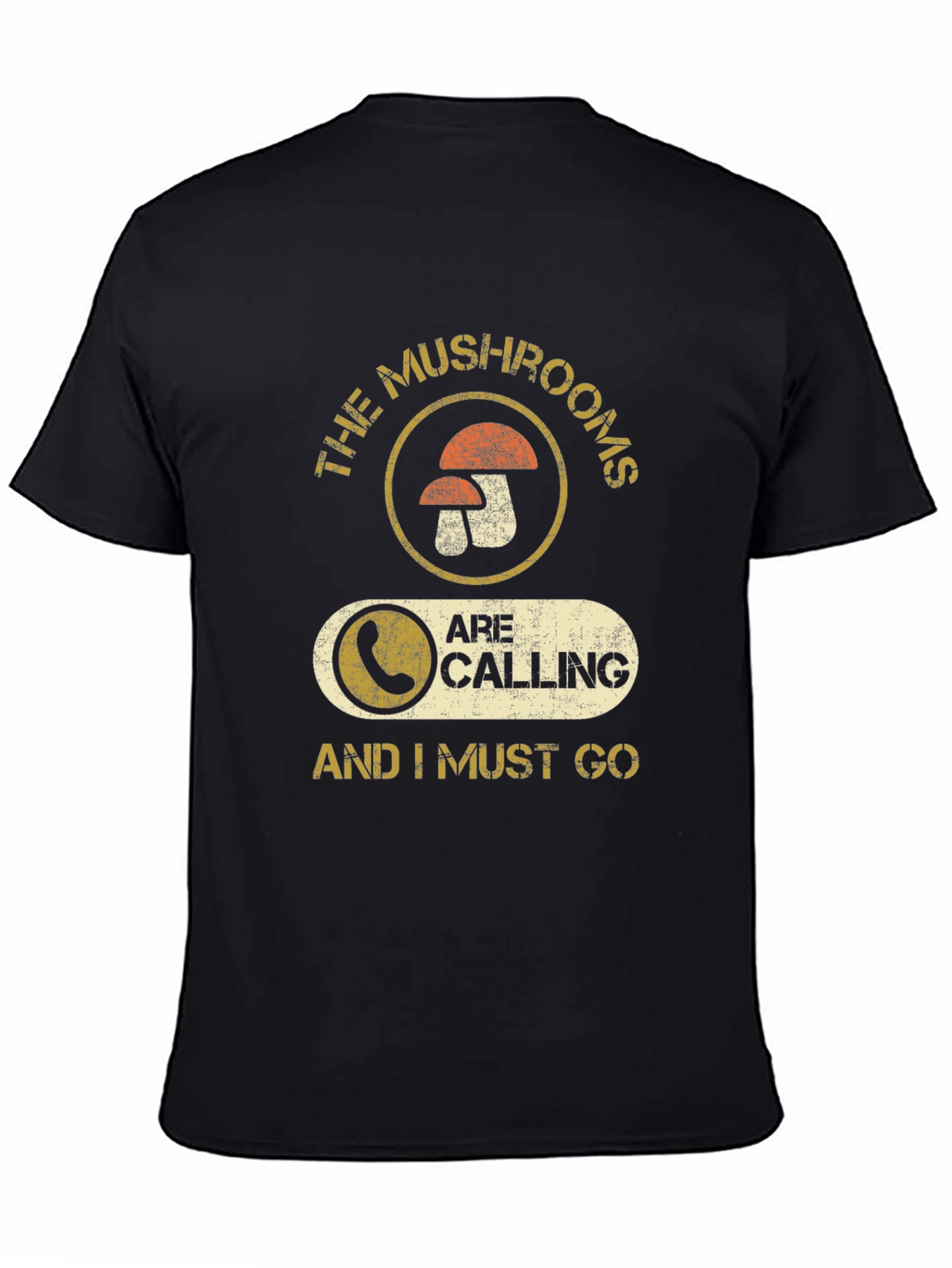 Mushroom Calling Graphic T-Shirt - Funny Forager Tee