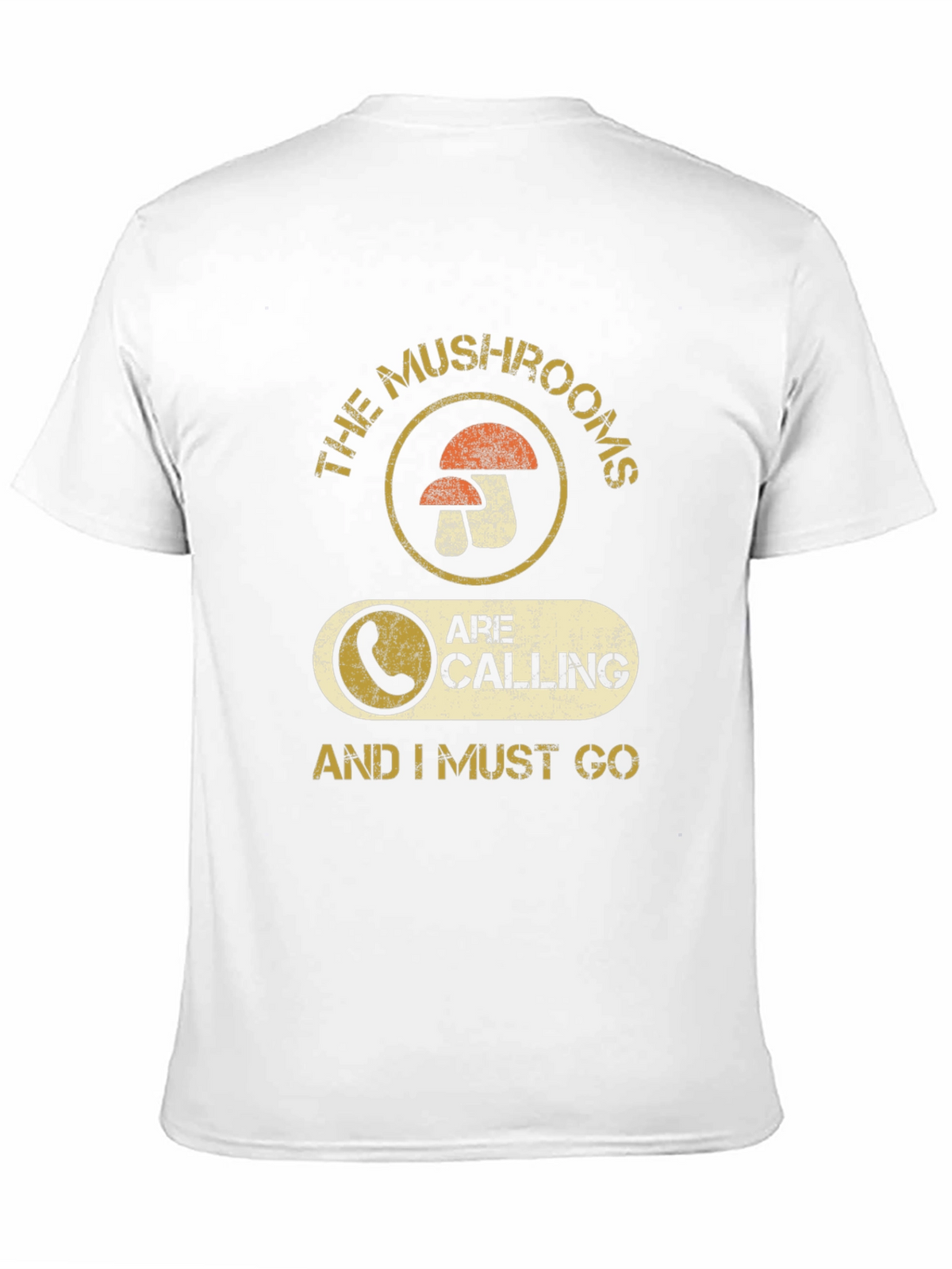 Mushroom Calling Graphic T-Shirt - Funny Forager Tee