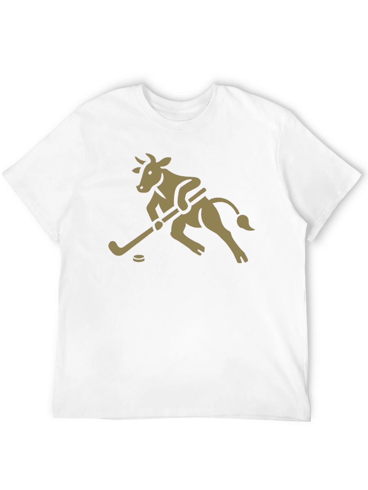 Hockey Cow Graphic T-Shirt
