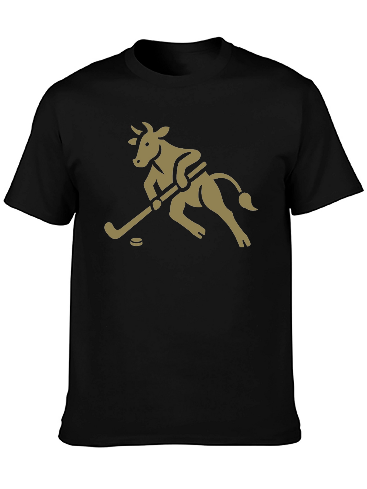 Hockey Cow Graphic T-Shirt