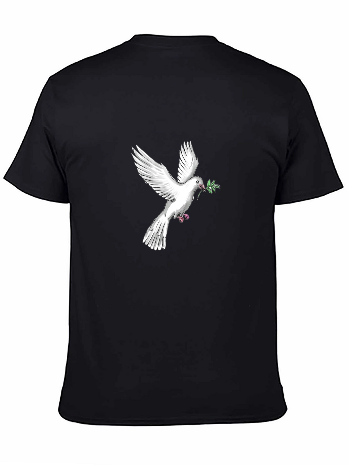 Peace Dove Graphic Tee - Black
