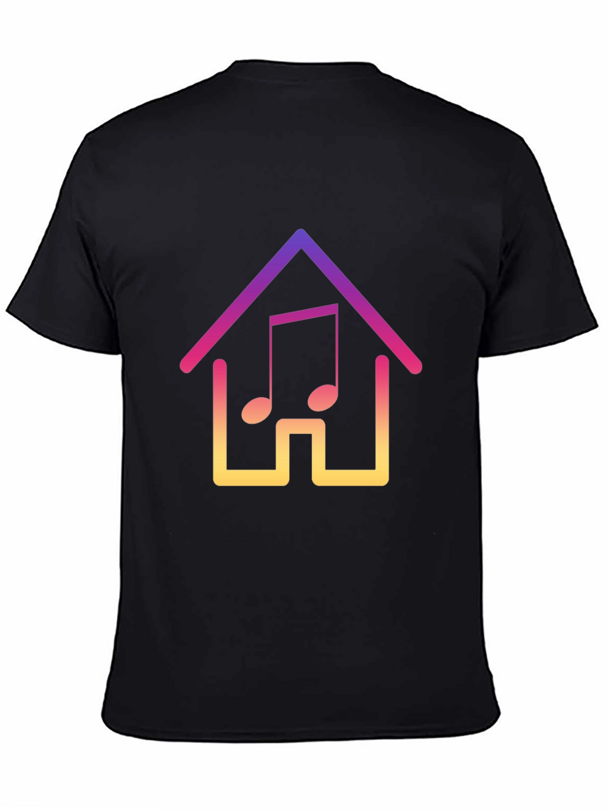 Gradient Music House Graphic Tee