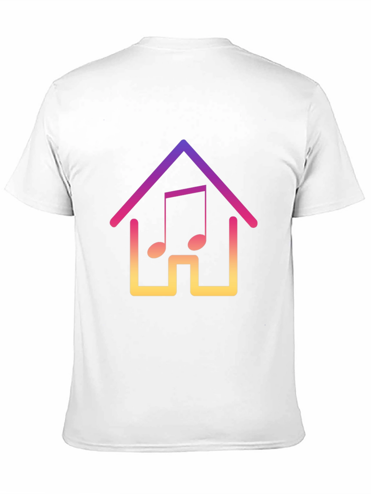 Gradient Music House Graphic Tee