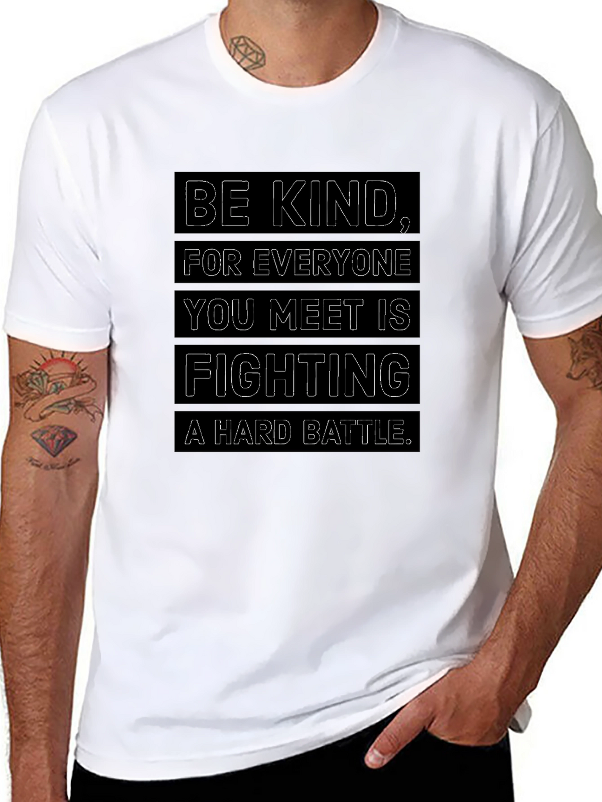 Kindness Matters Black Graphic Tee
