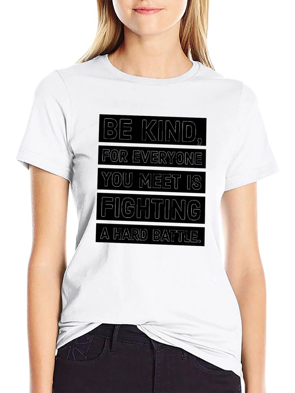 Kindness Matters Black Graphic Tee