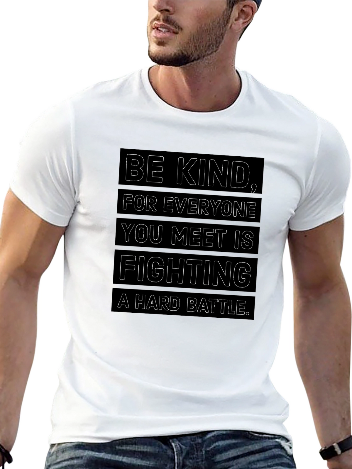 Kindness Matters Black Graphic Tee