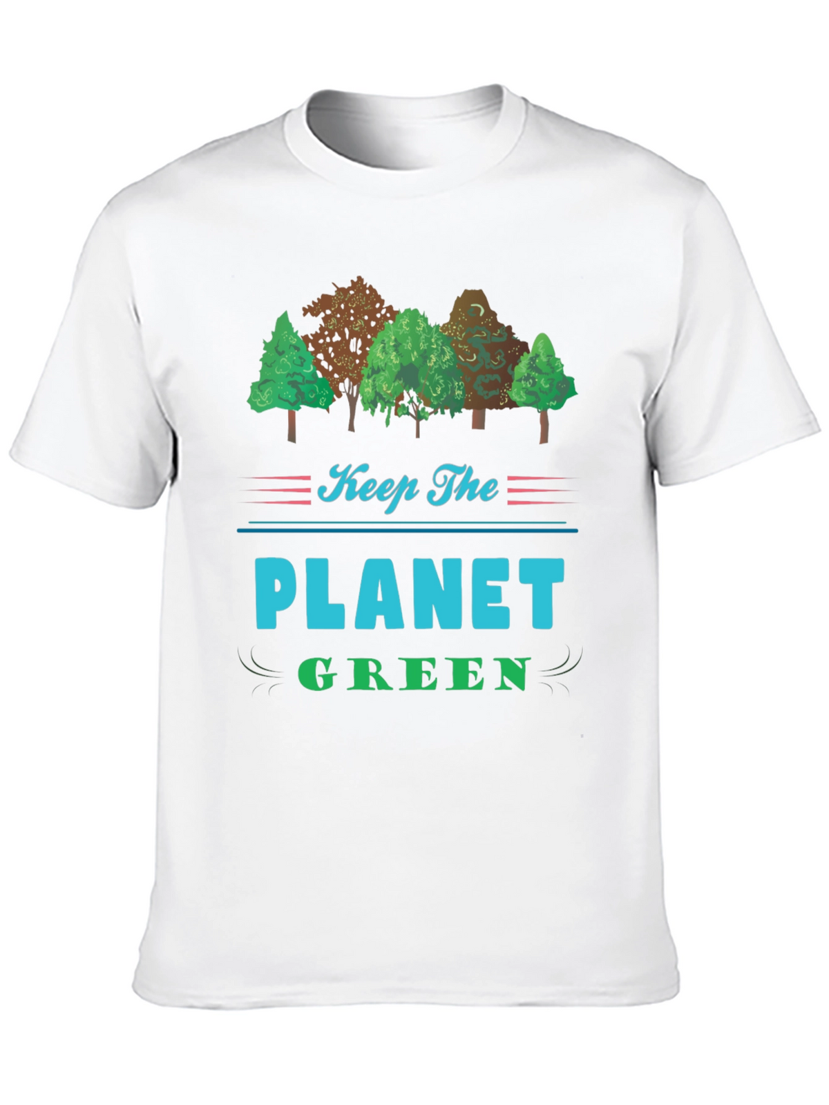 Keep The Planet Green Black T-Shirt