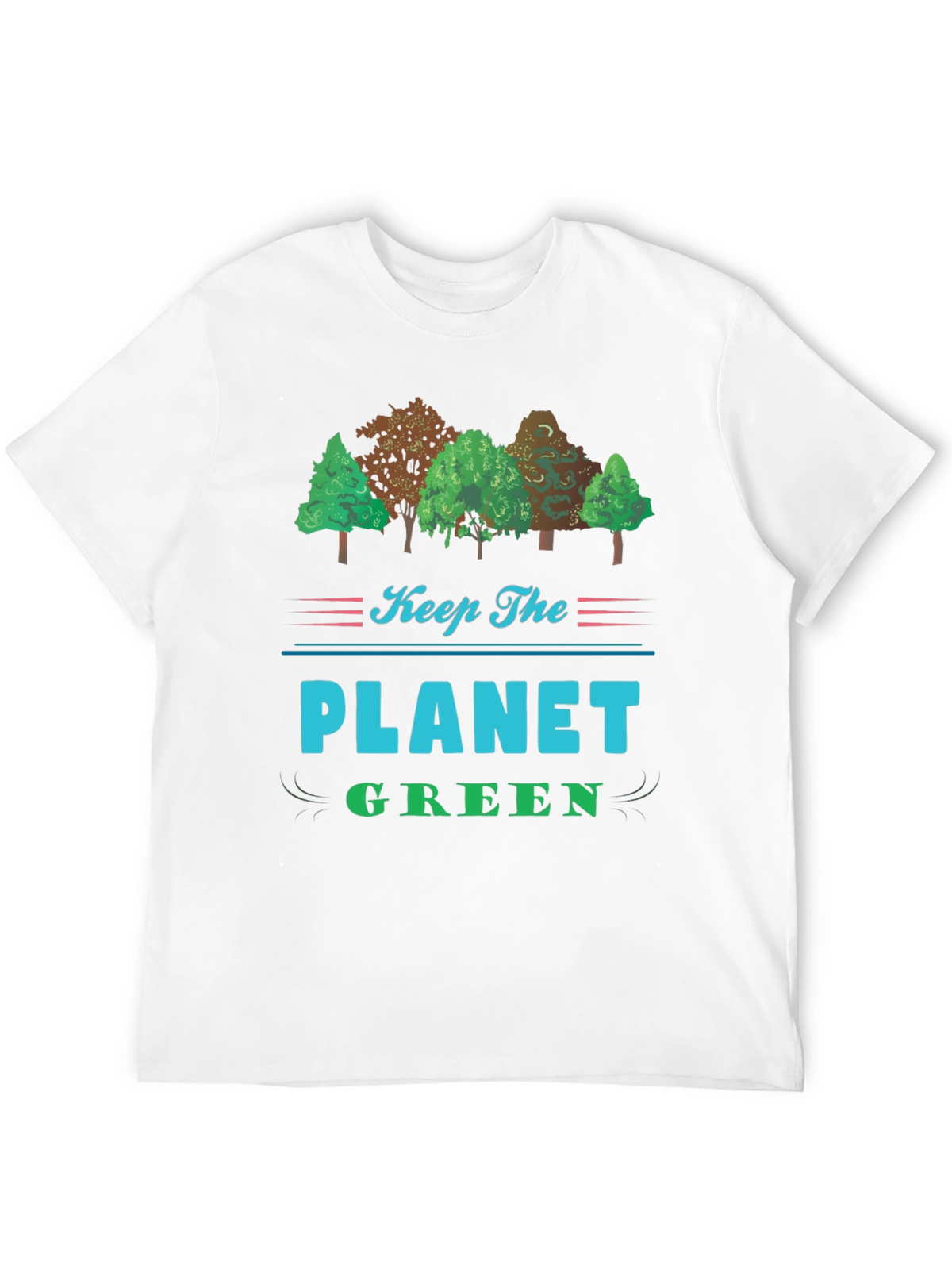 Keep The Planet Green Black T-Shirt