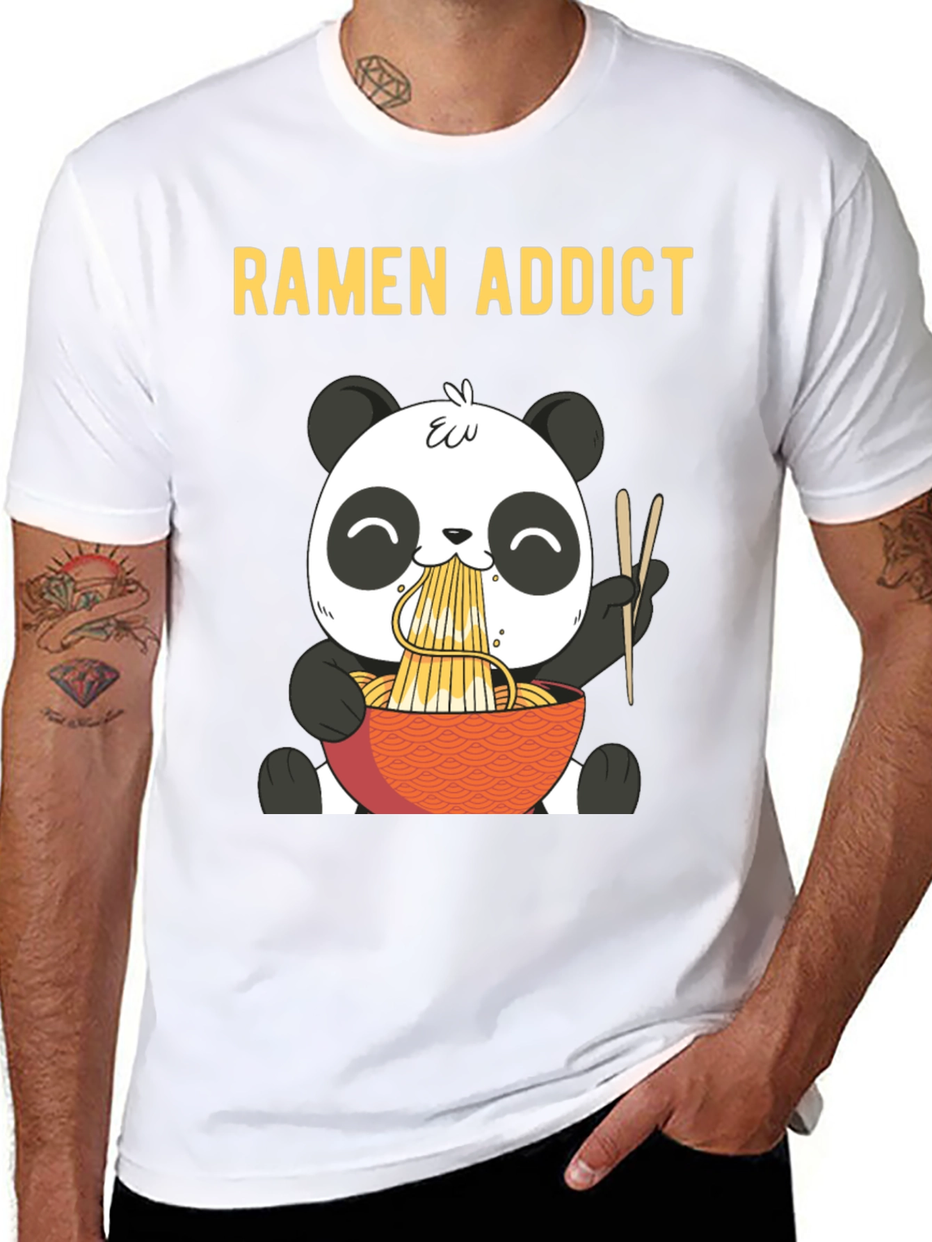 Ramen Addict Panda Graphic Tee