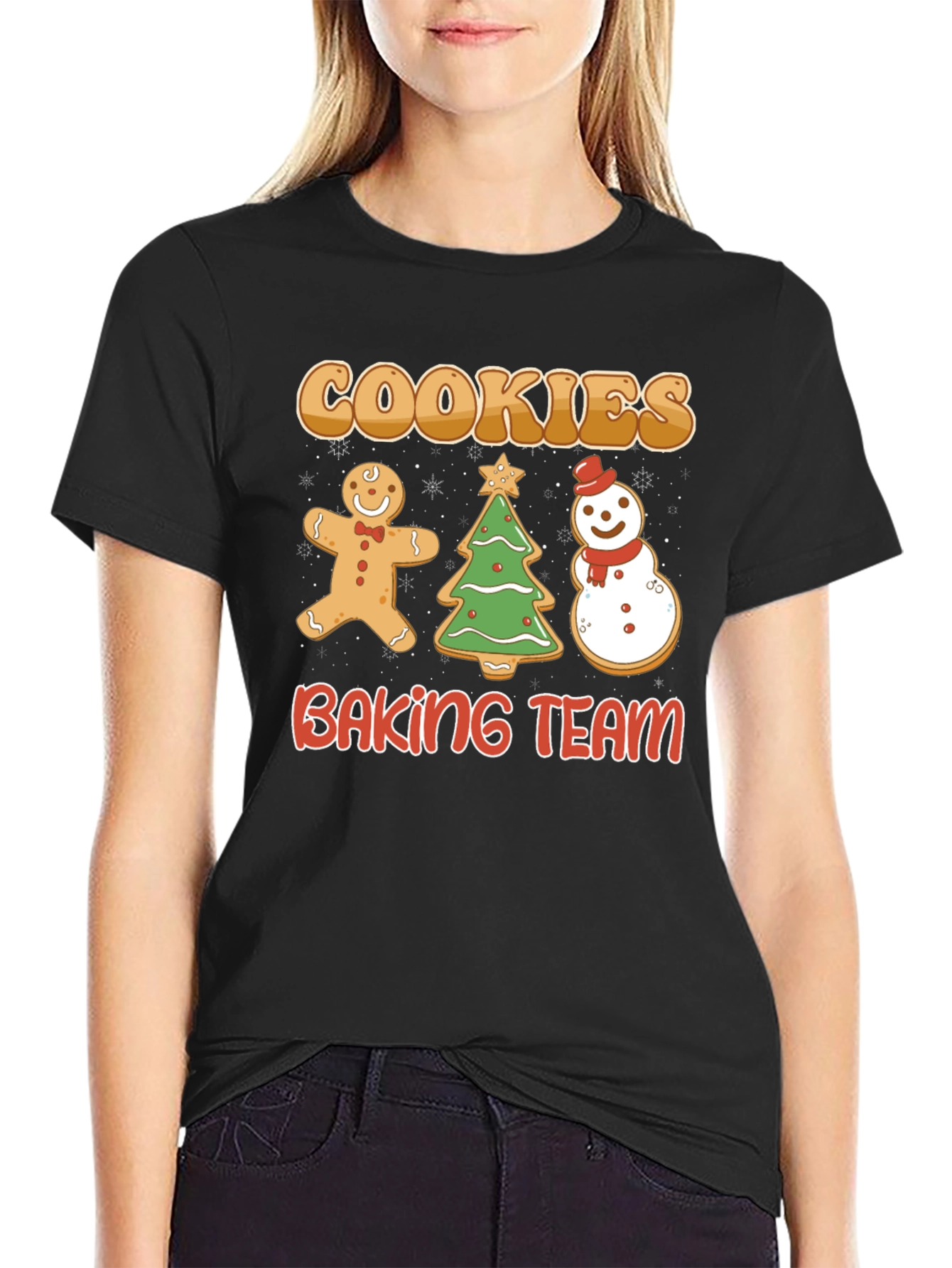 Cookies Baking Team Holiday T-Shirt