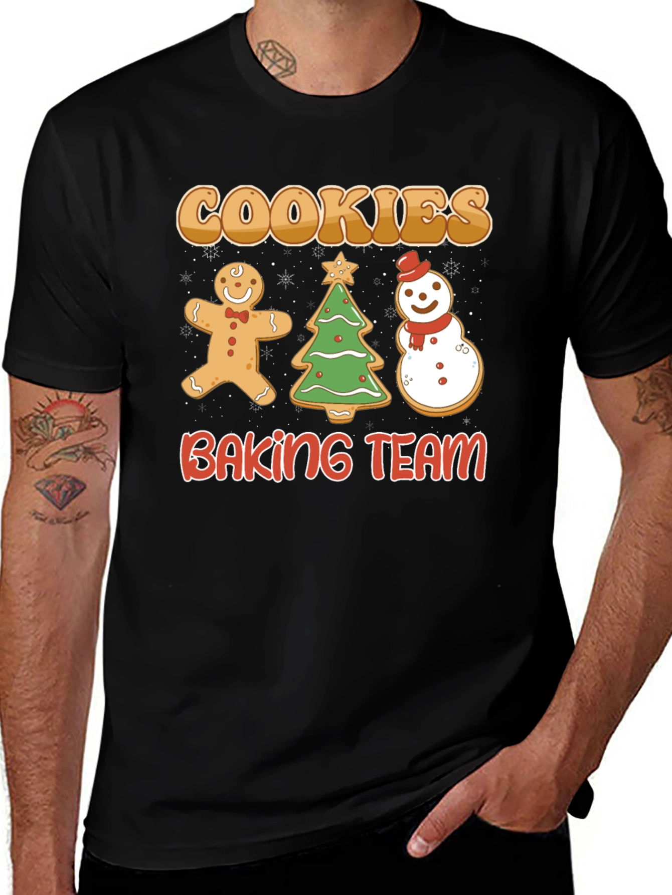 Cookies Baking Team Holiday T-Shirt