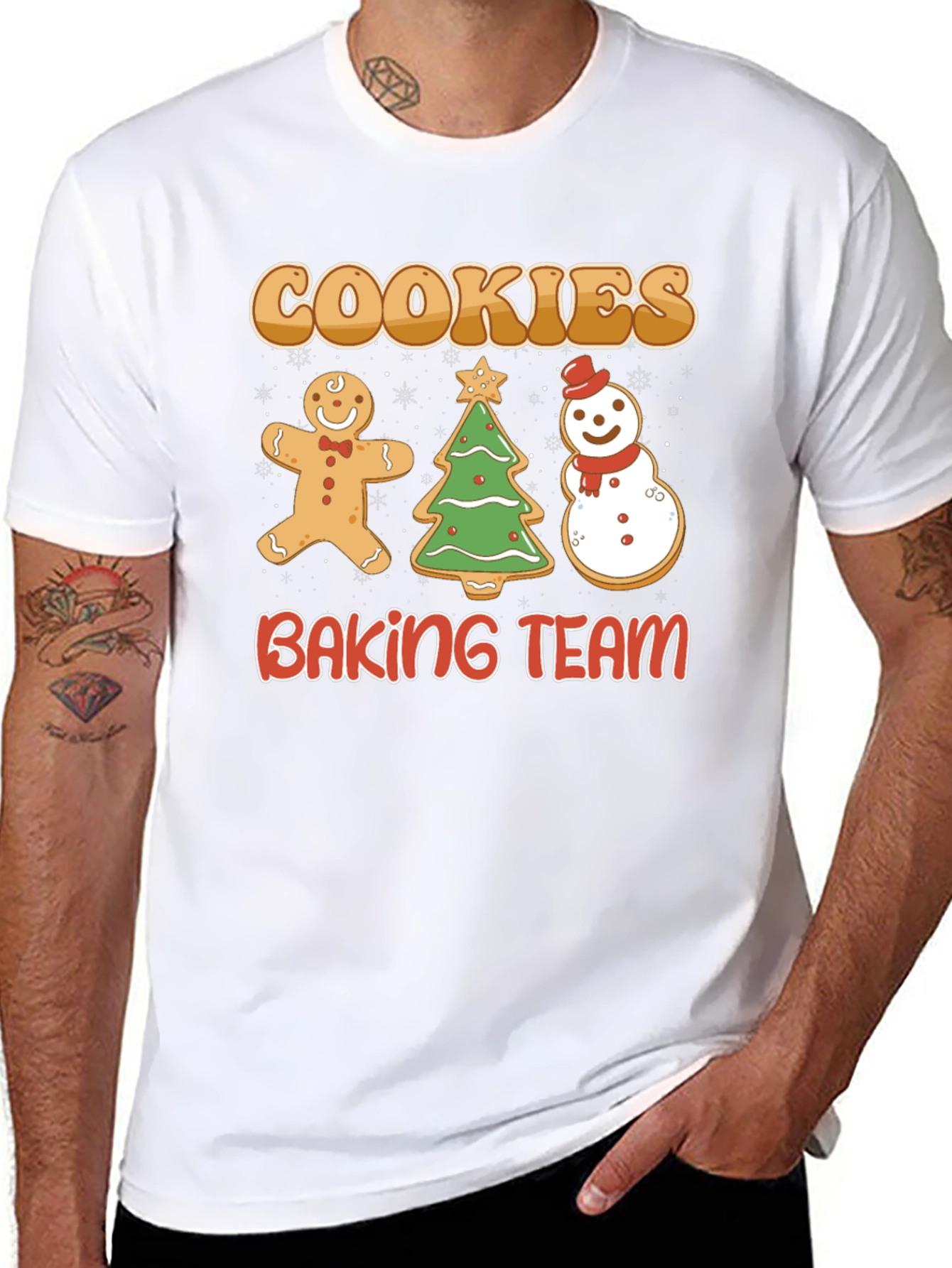 Cookies Baking Team Holiday T-Shirt