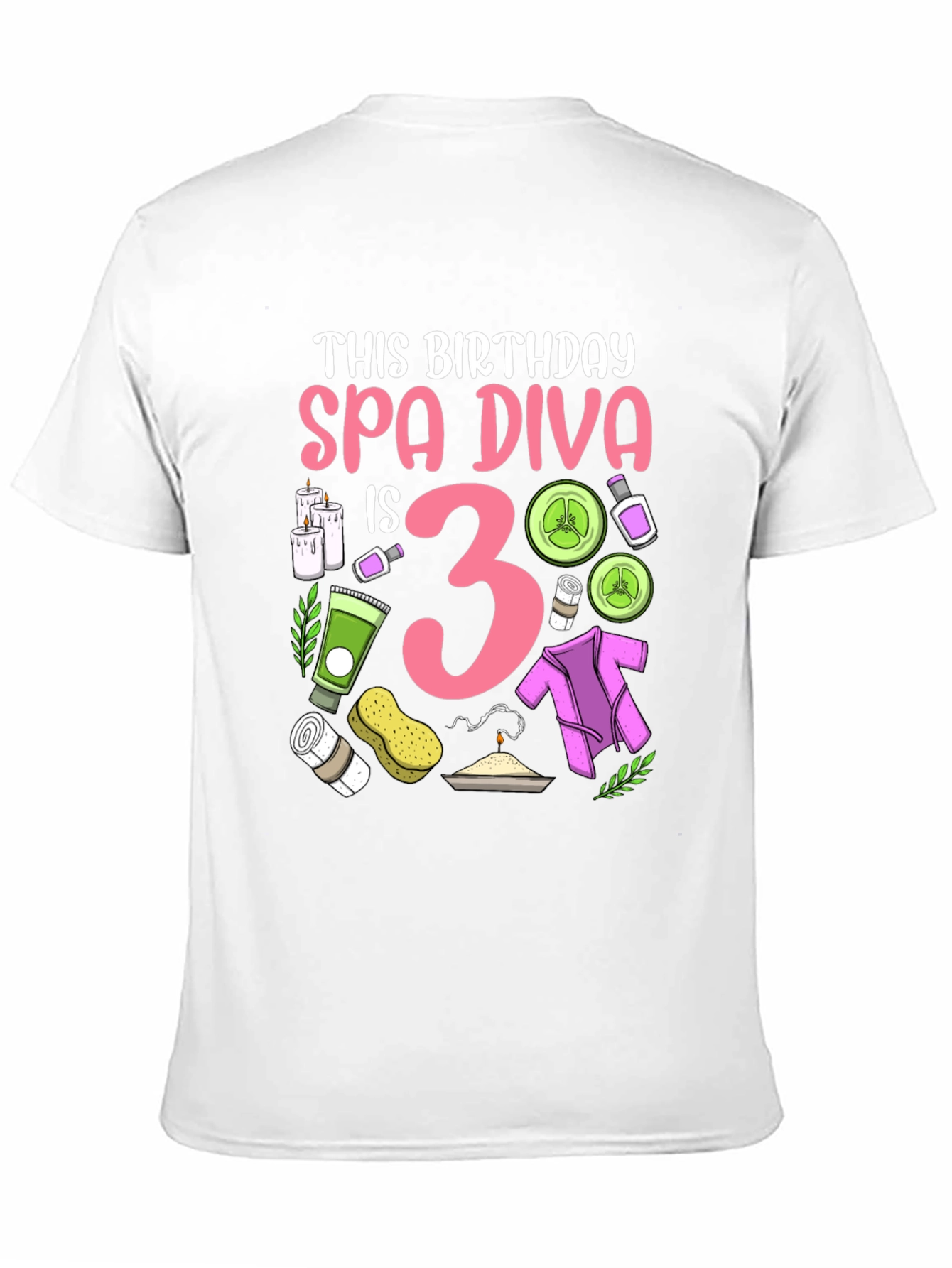 Spa Diva 3rd Birthday T-shirt