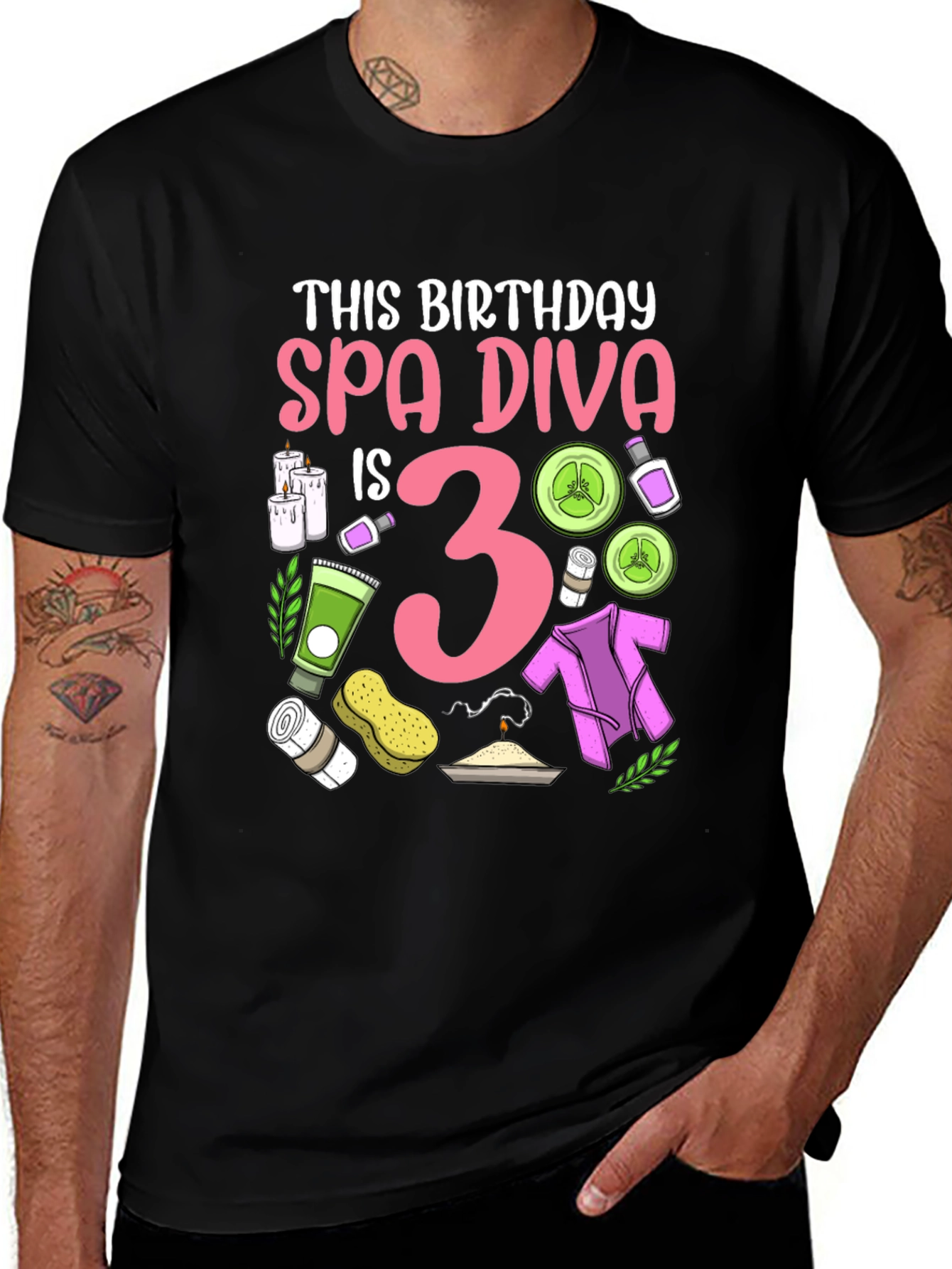 Spa Diva 3rd Birthday T-shirt