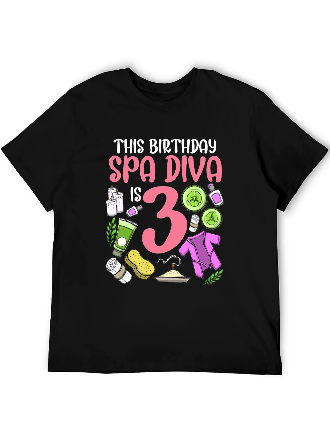 Spa Diva 3rd Birthday T-shirt