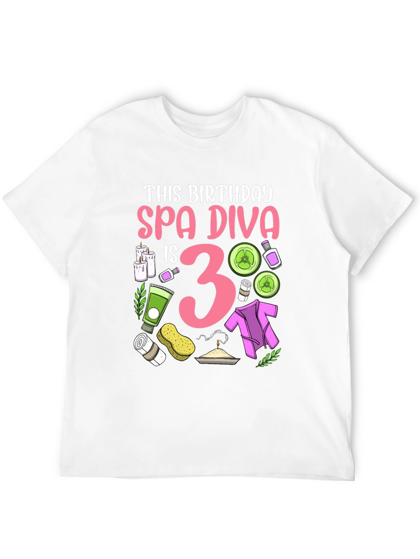 Spa Diva 3rd Birthday T-shirt