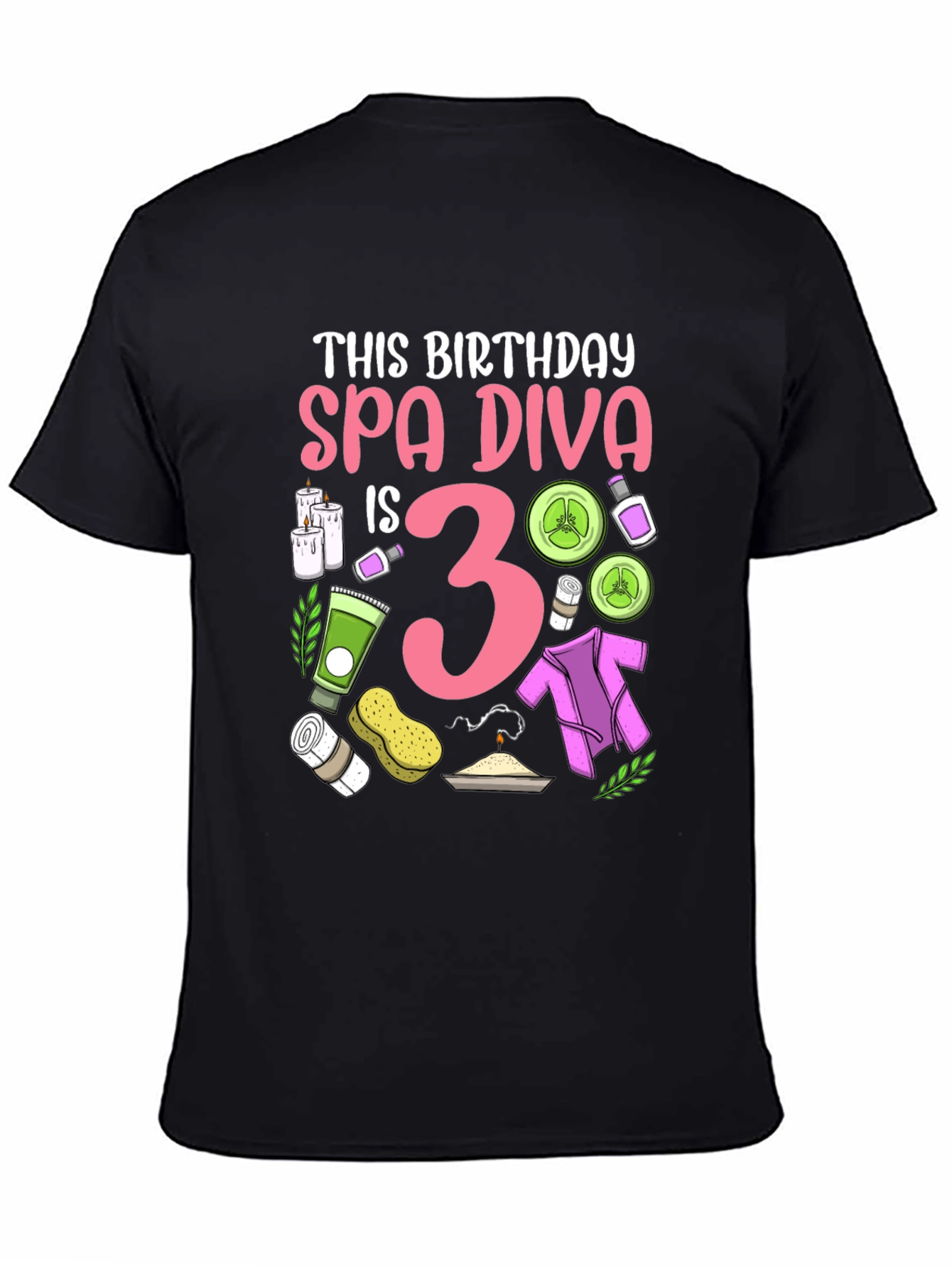 Spa Diva 3rd Birthday T-shirt