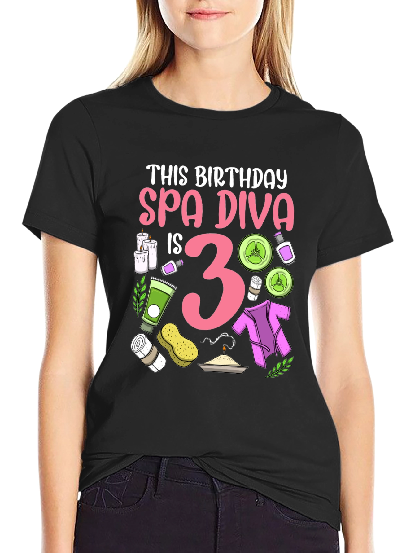 Spa Diva 3rd Birthday T-shirt