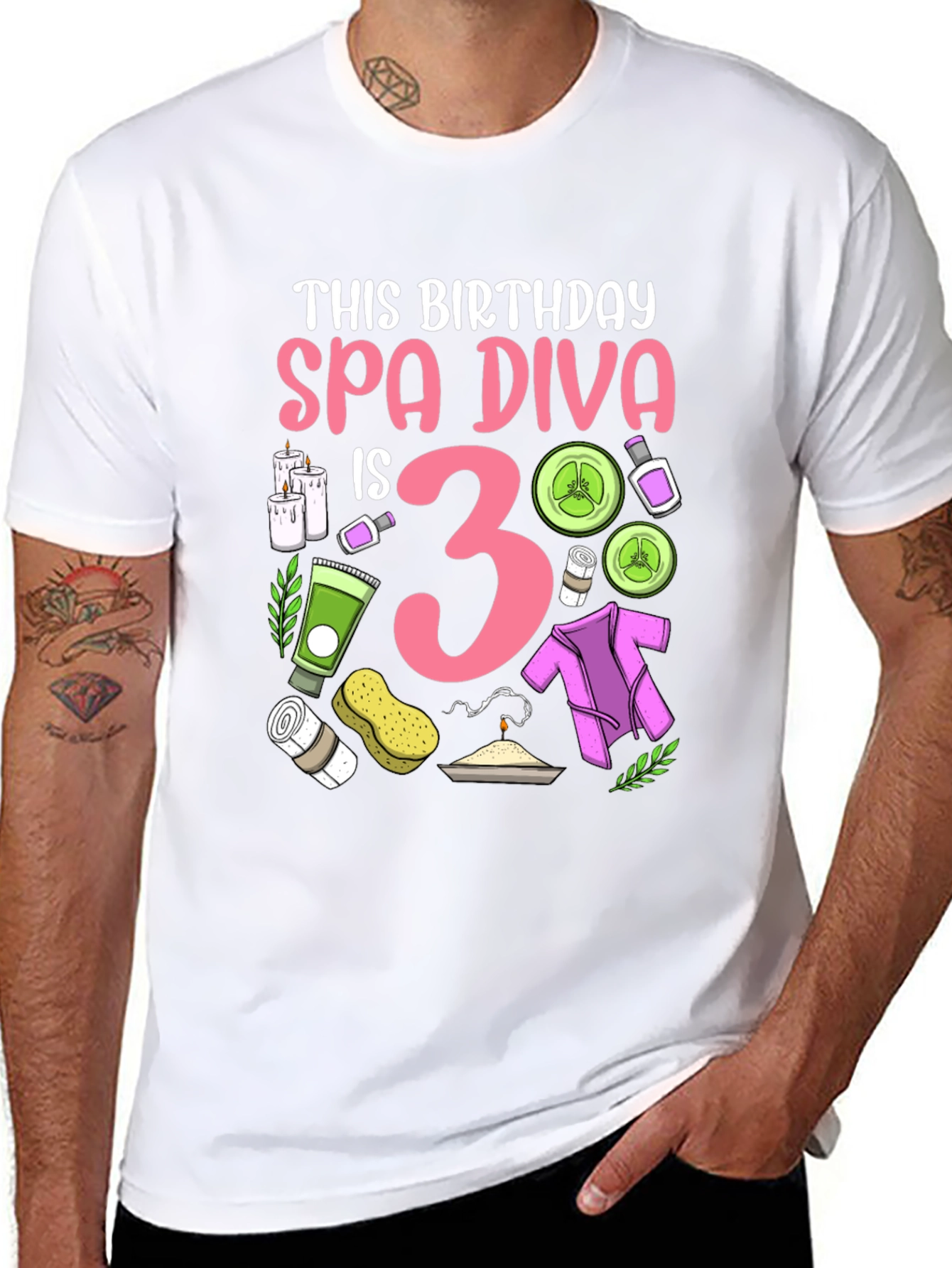 Spa Diva 3rd Birthday T-shirt