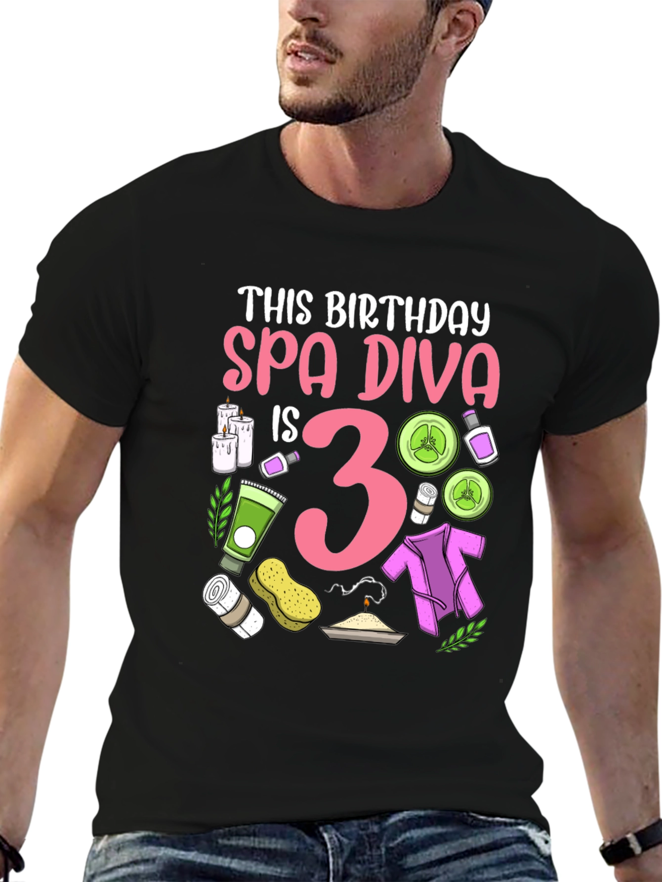 Spa Diva 3rd Birthday T-shirt