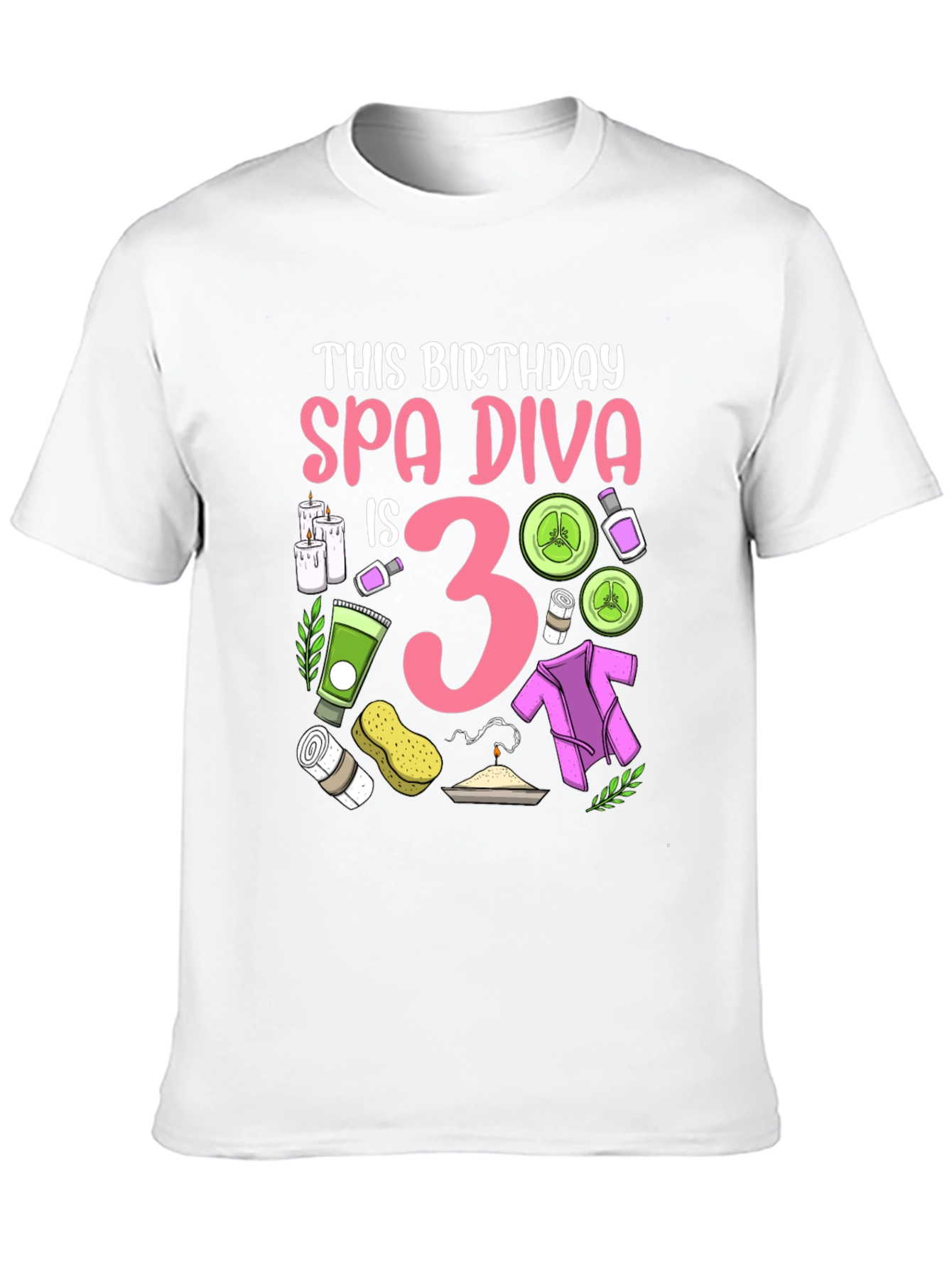 Spa Diva 3rd Birthday T-shirt
