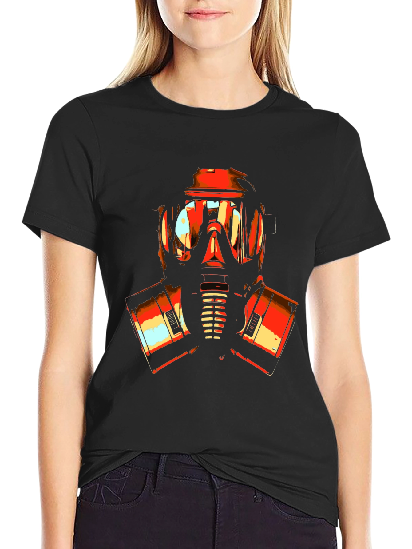 Gas Mask Graphic Tee - Bold Statement Shirt