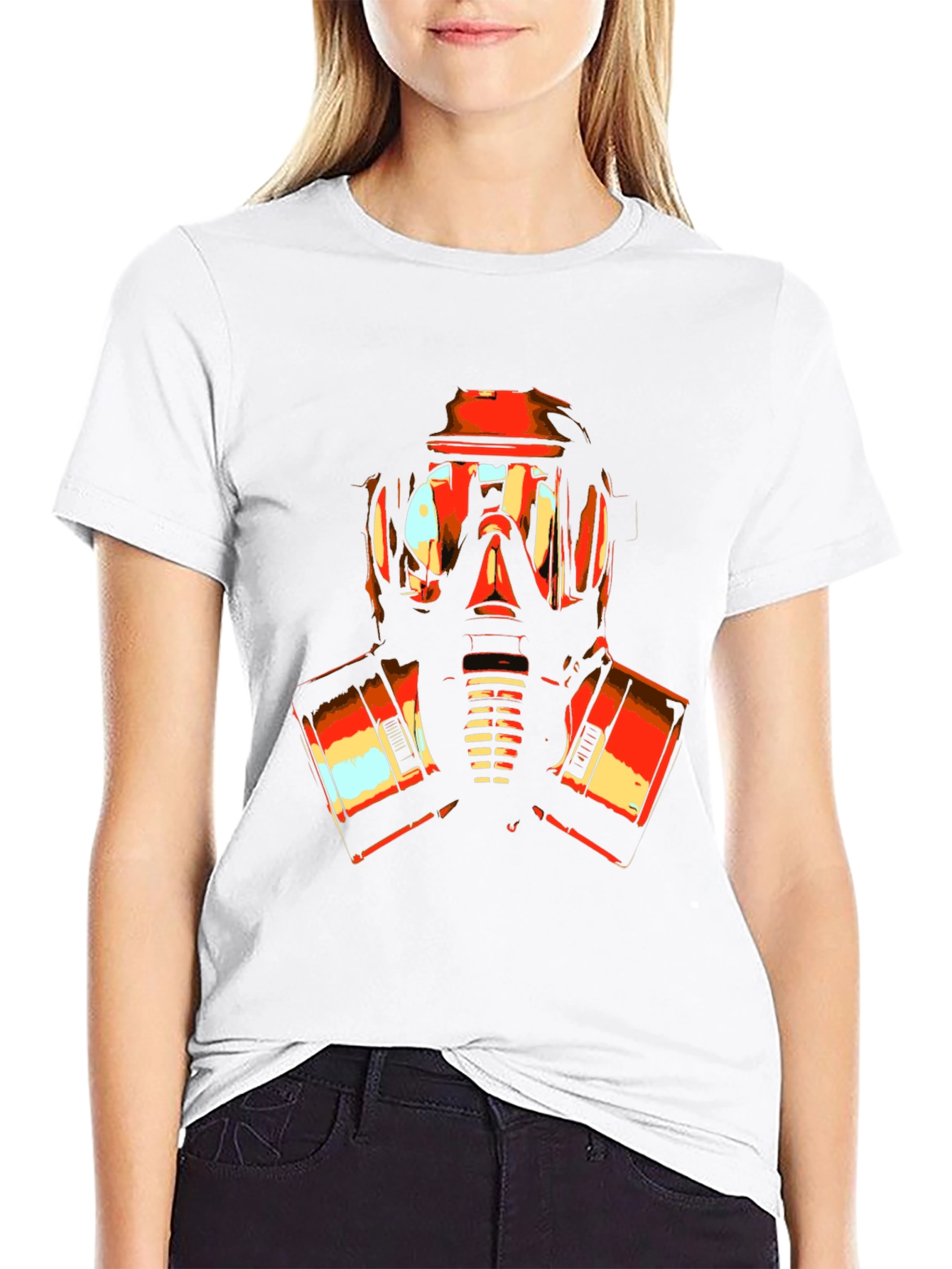 Gas Mask Graphic Tee - Bold Statement Shirt
